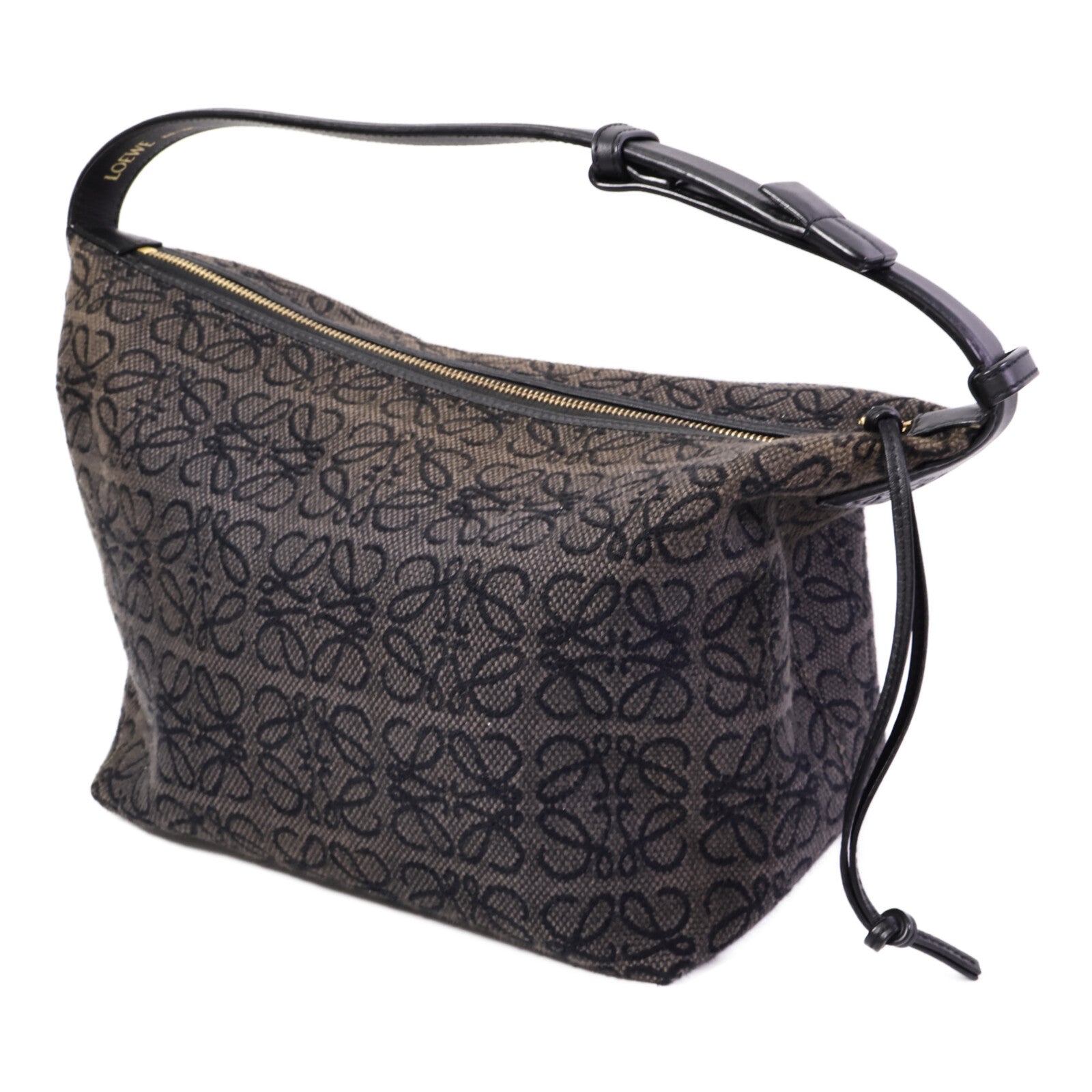 LOEWE 帆布Cubi Anagram肩背袋