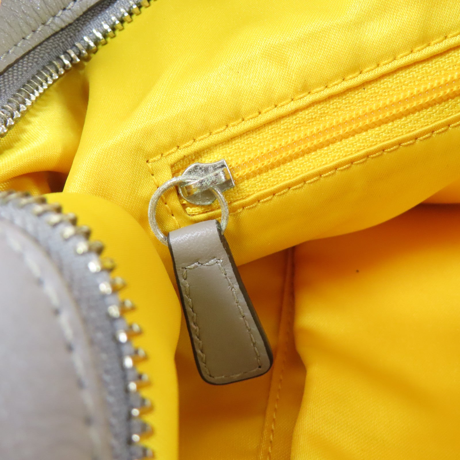 COACH 【激減優惠】牛皮皮革2 Way Shoulder Bag銀扣手挽肩背兩用袋灰色