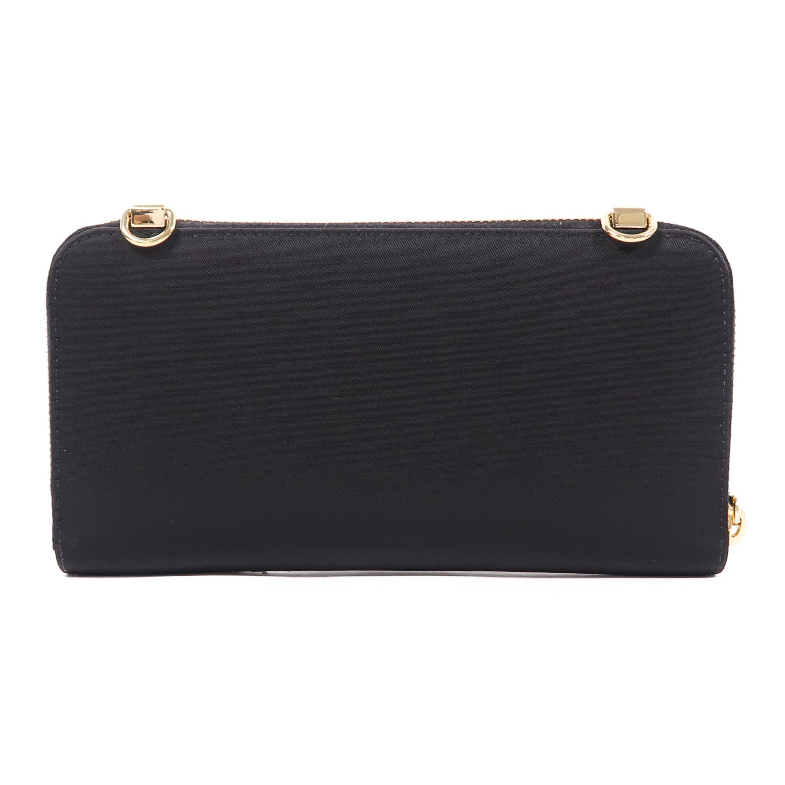 PRADA 尼龍/皮革Shoulder Bag金扣肩背袋