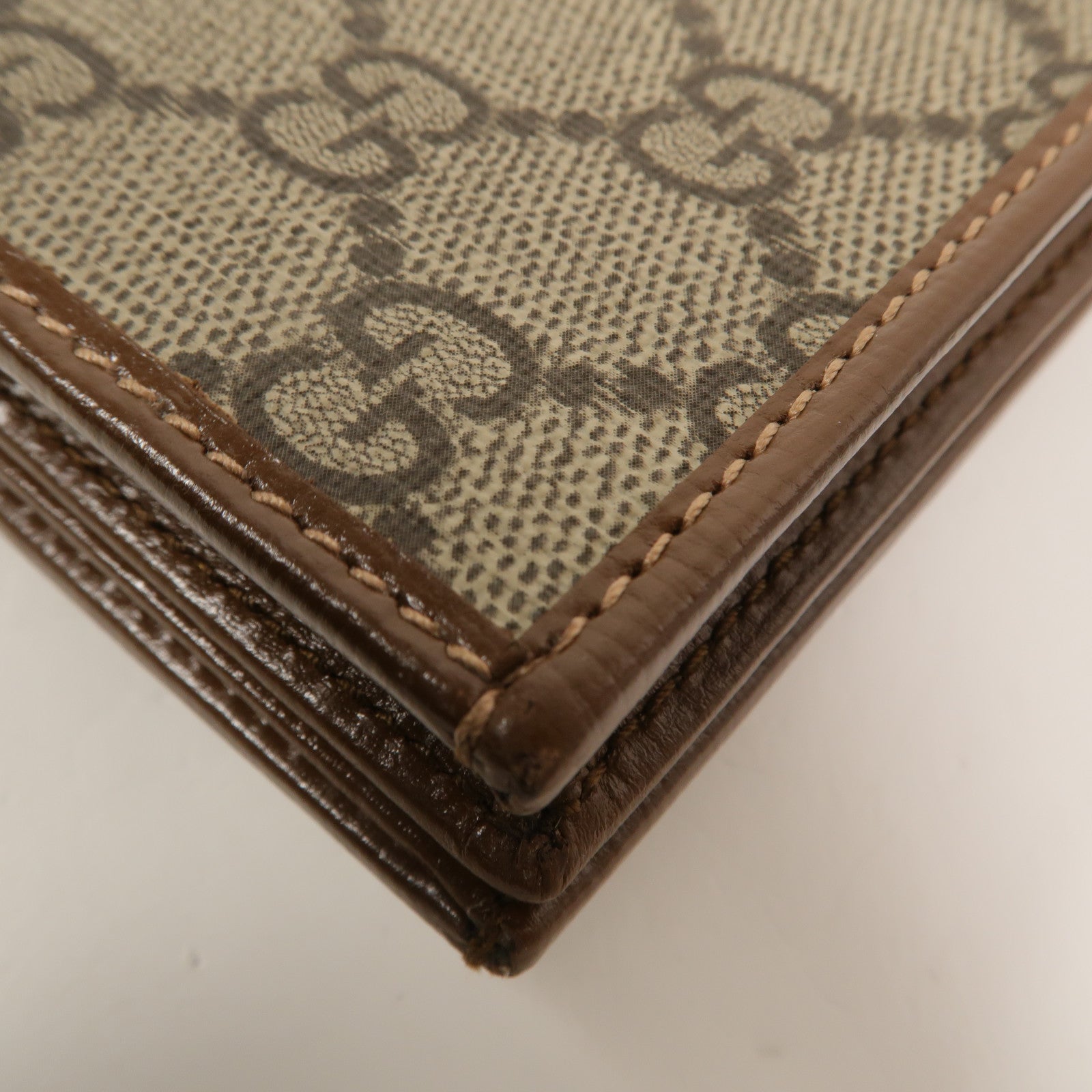 GUCCI 塗層帆布Horsebit 1955 Card Case Wallet錢包
