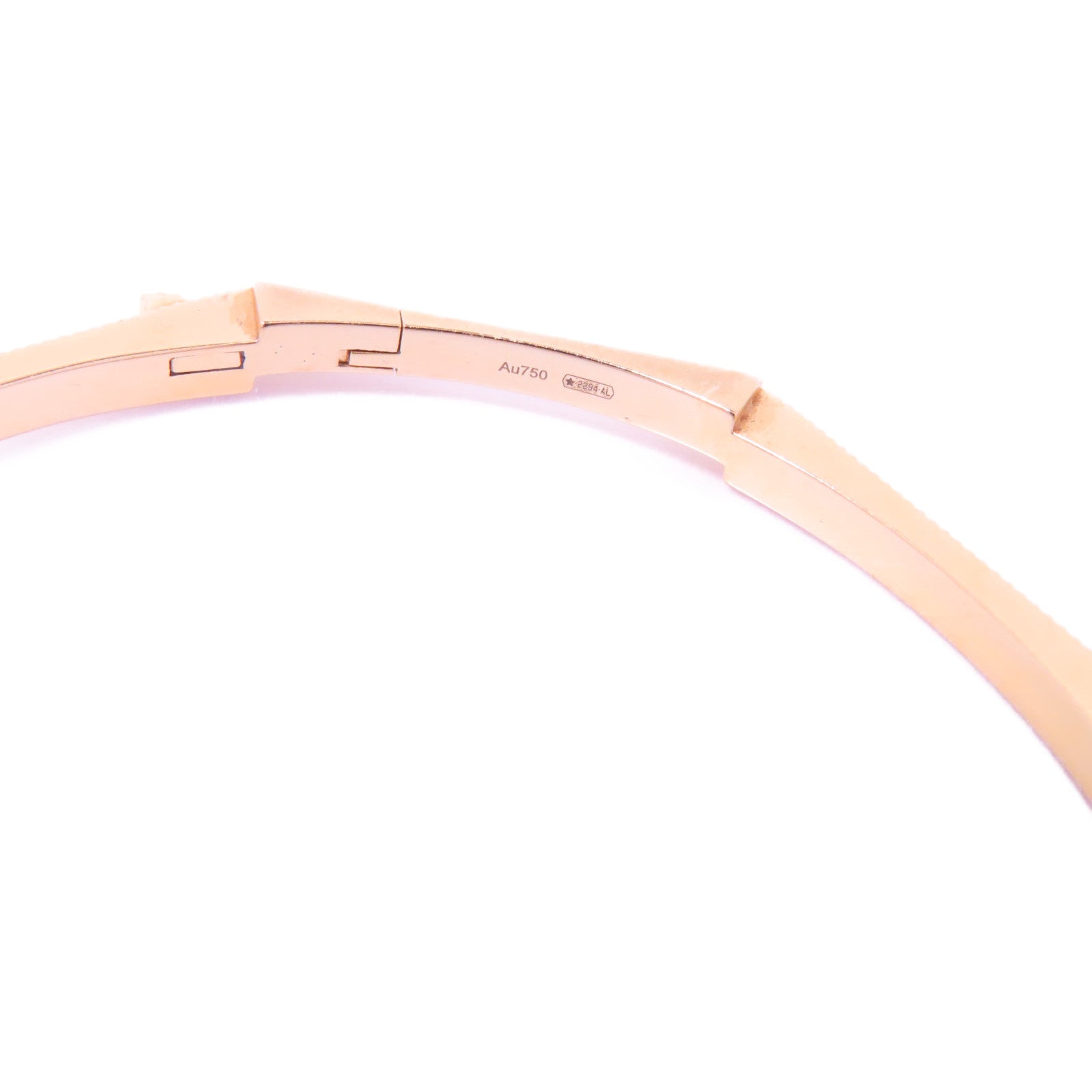 GUCCI 18K玫瑰金Link To Love Bangle手鐲