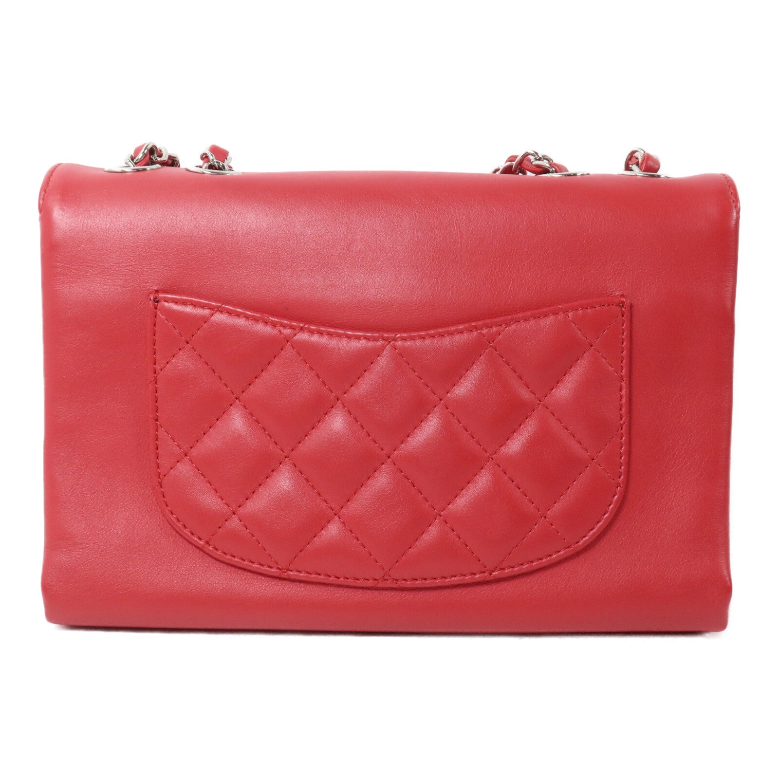 CHANEL 牛皮皮革Tramezzo Flap Bag鏈帶肩背袋