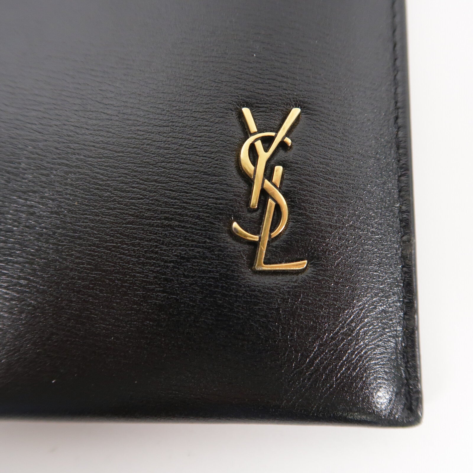 SAINT LAURENT 牛皮皮革Monogram Pouch手拿包