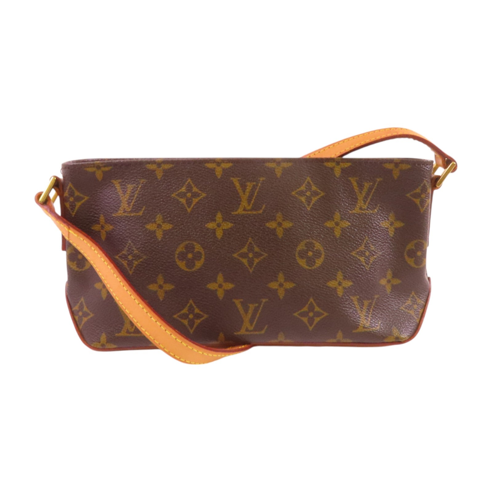 LOUIS VUITTON Monogram Trotteur金扣肩背袋