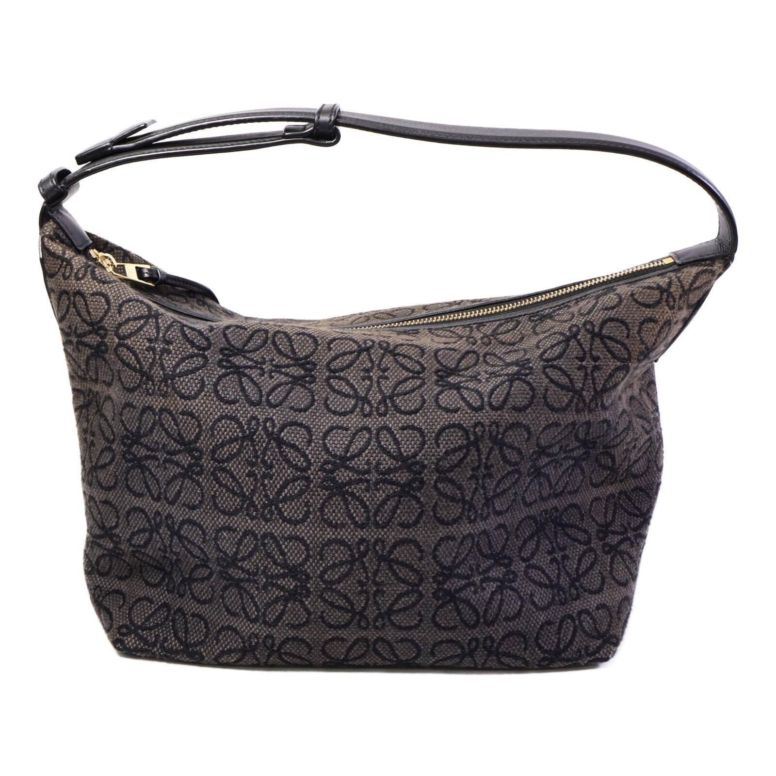 LOEWE 帆布Cubi Anagram肩背袋
