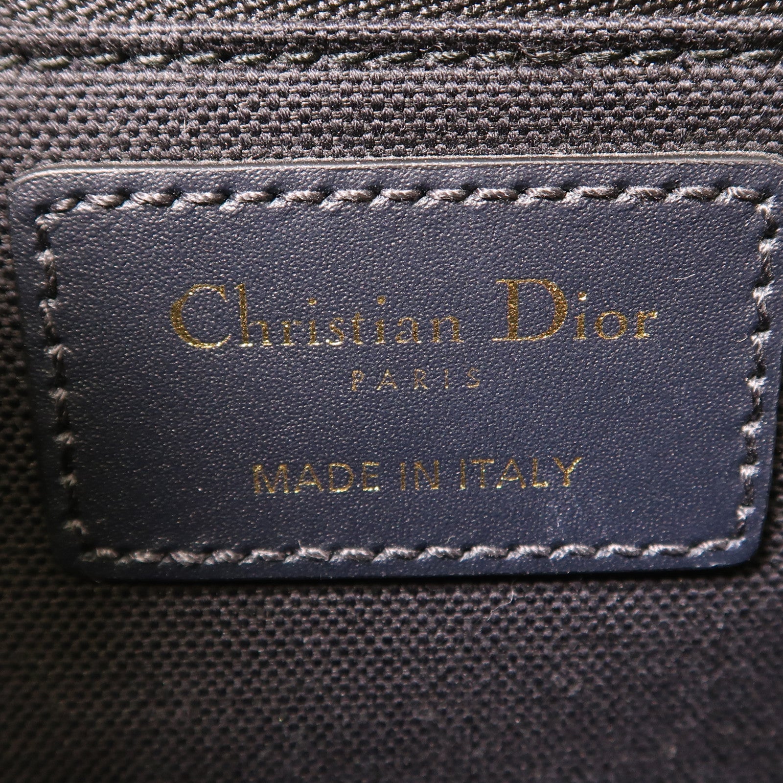 Dior 帆布30 Montaigne金扣肩背袋