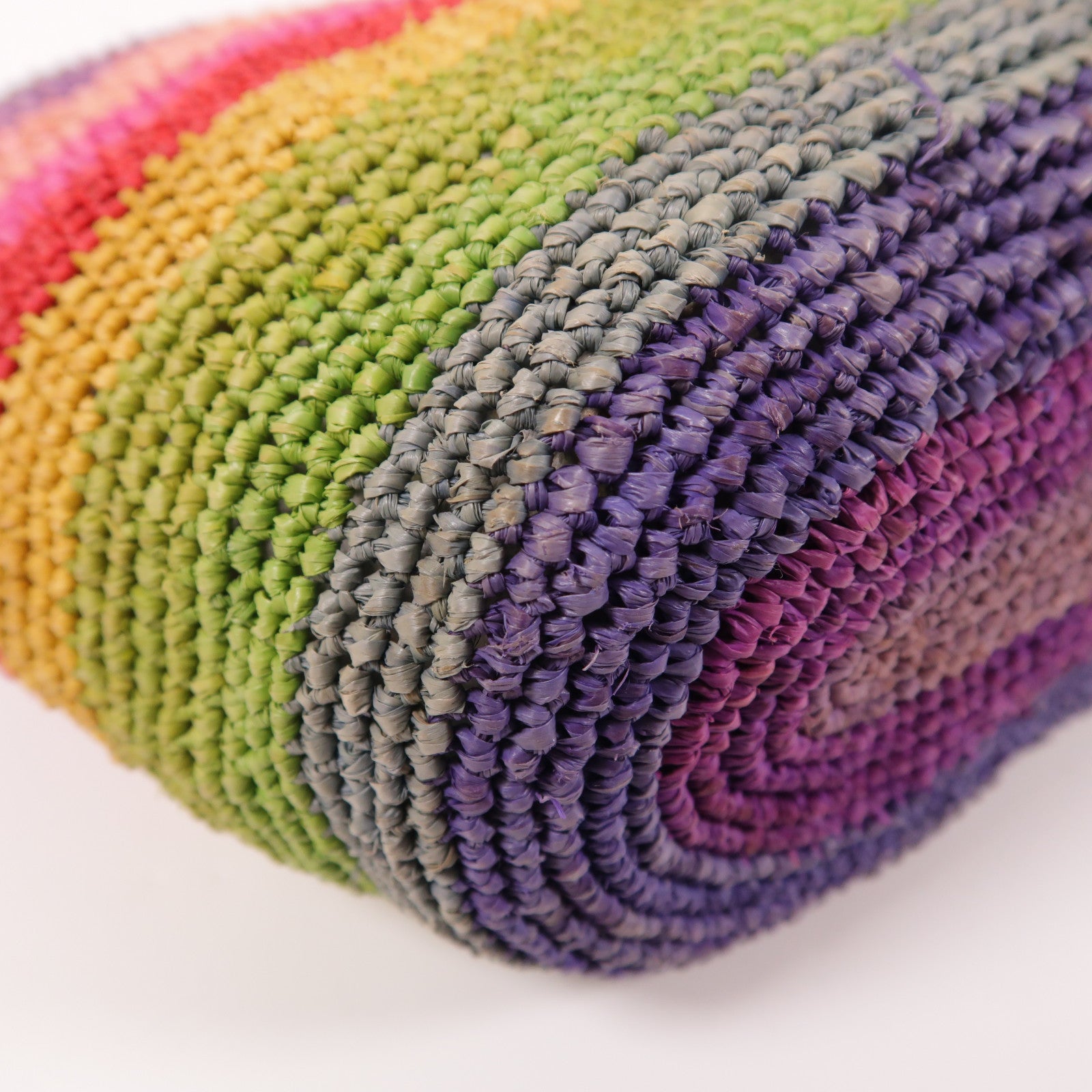 LOEWE 【激減優惠】Raffia Paulas lbiza銀扣肩背袋