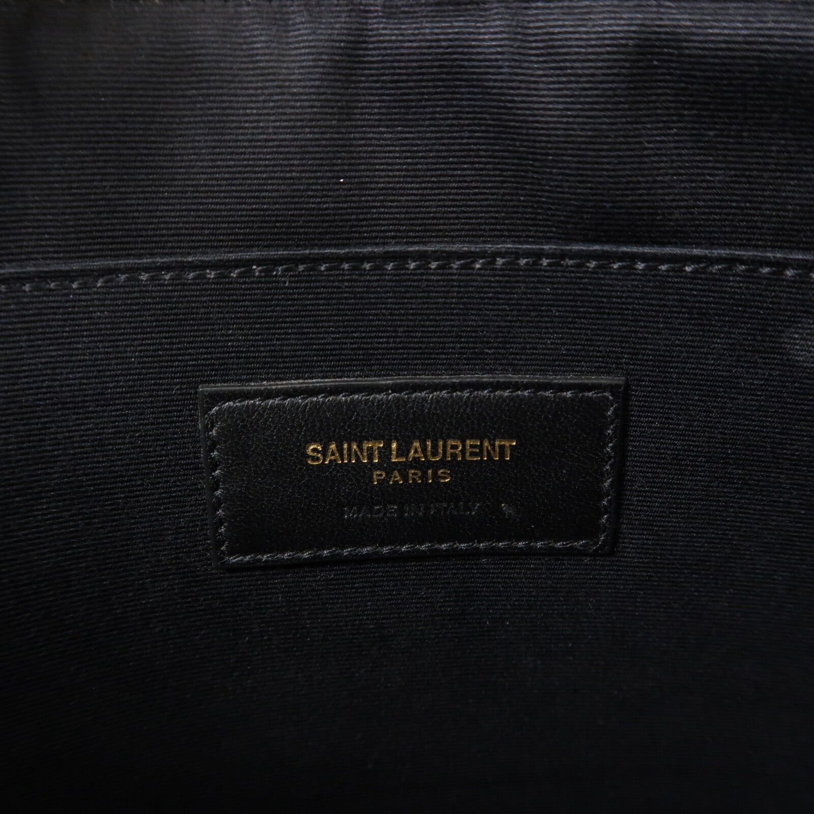 SAINT LAURENT 牛皮皮革Monogram Pouch手拿包