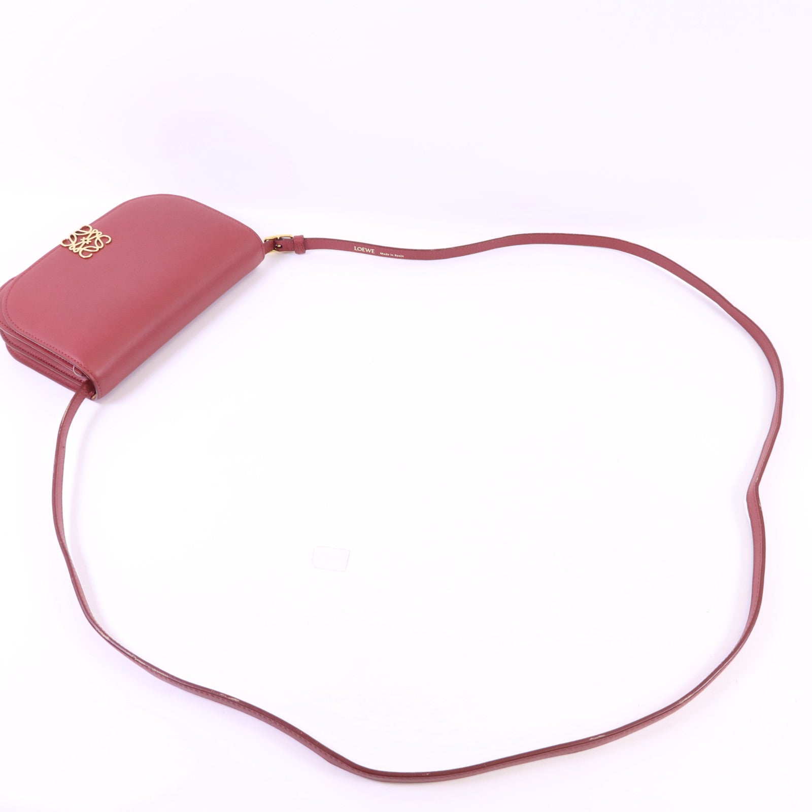 LOEWE 【激減優惠】羊皮皮革Goya金扣肩背袋