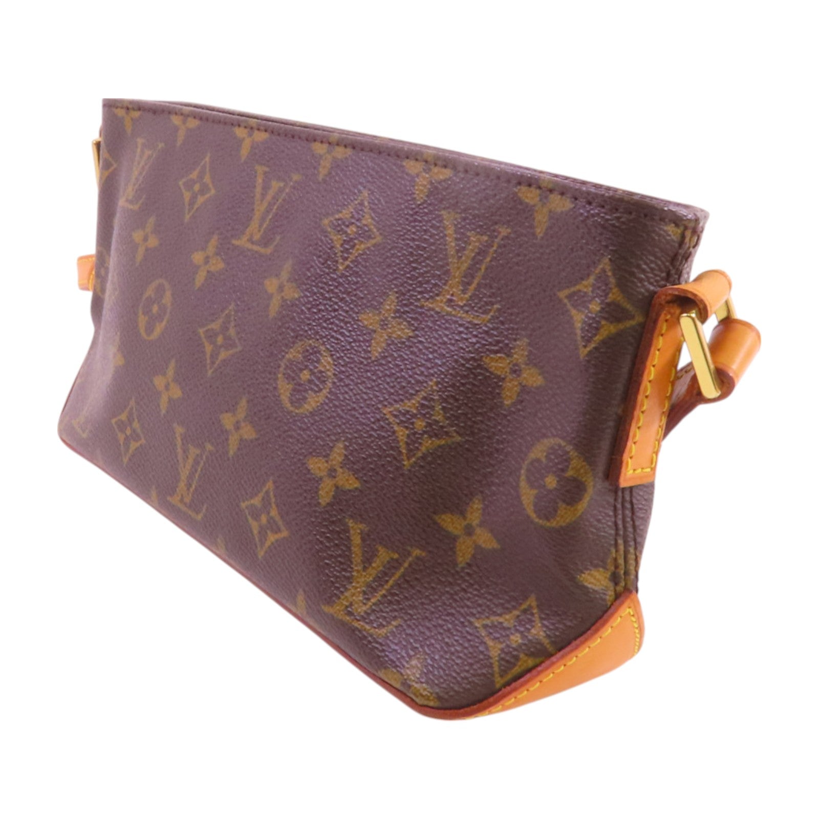 LOUIS VUITTON Monogram Trotteur金扣肩背袋