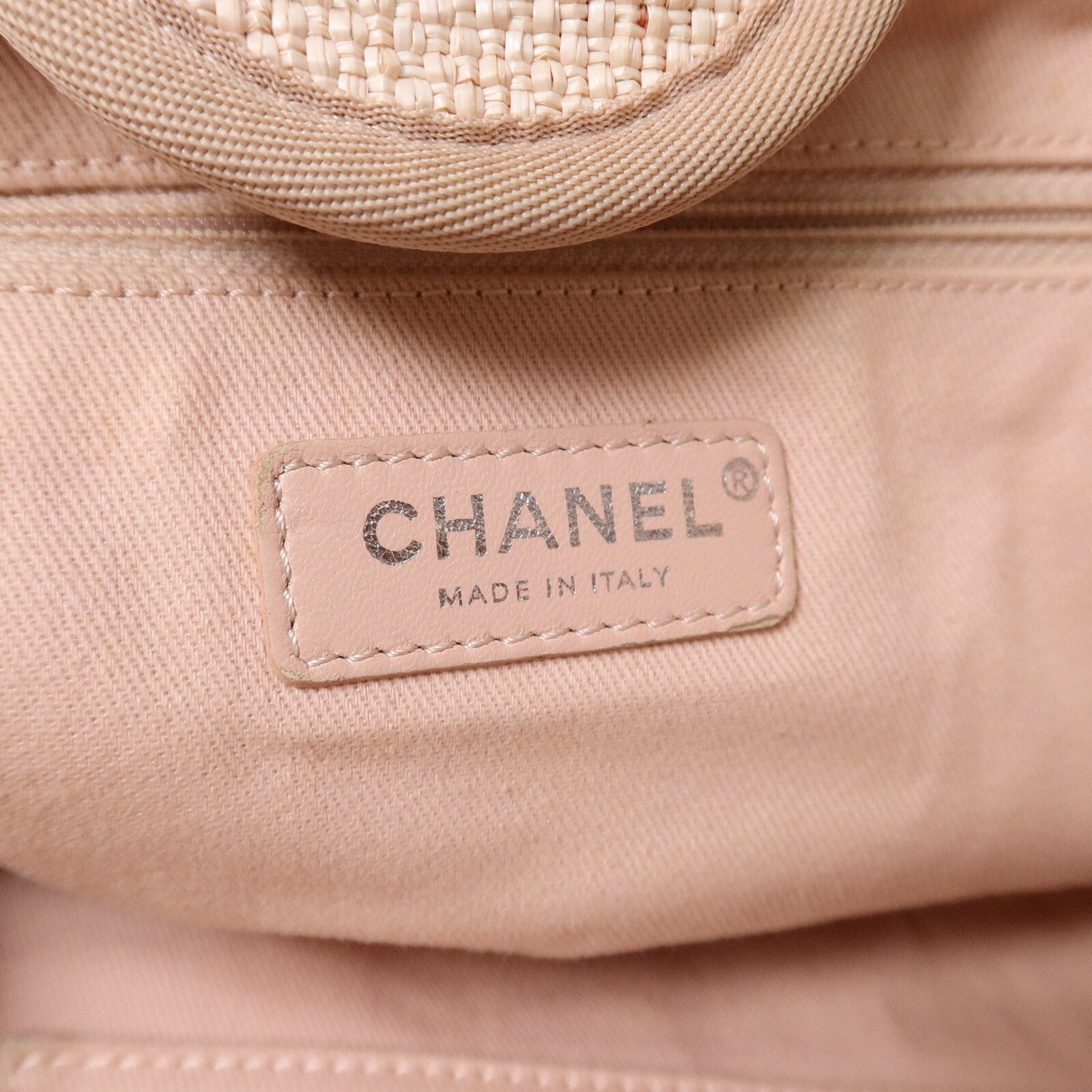 CHANEL 帆布Deauville Tote Bag手挽肩背兩用袋