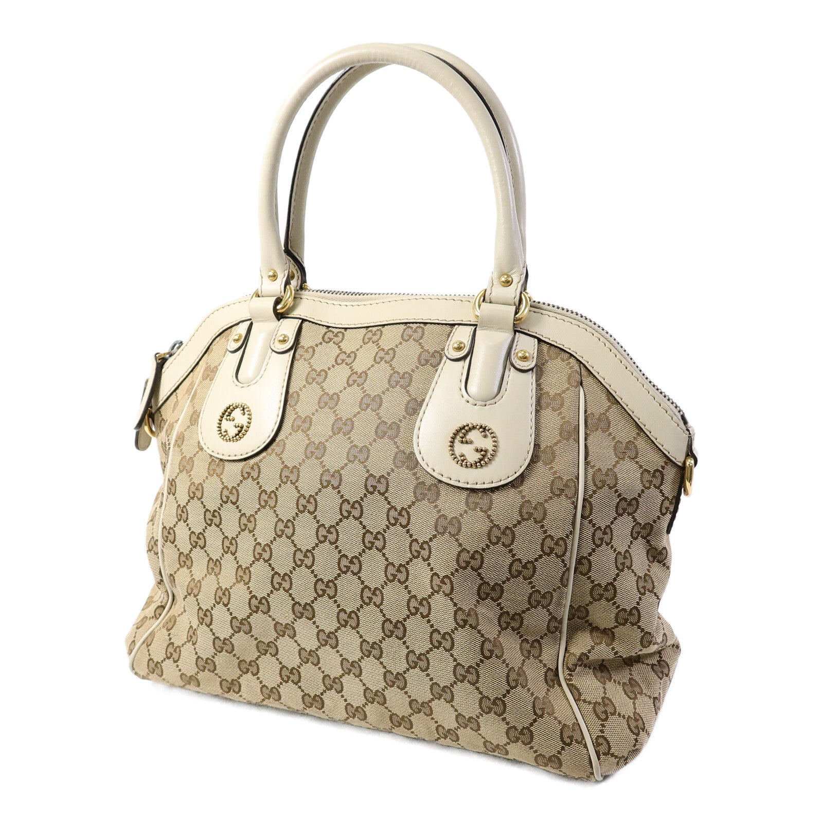 GUCCI 帆布Shoulder Bag手挽肩背兩用袋