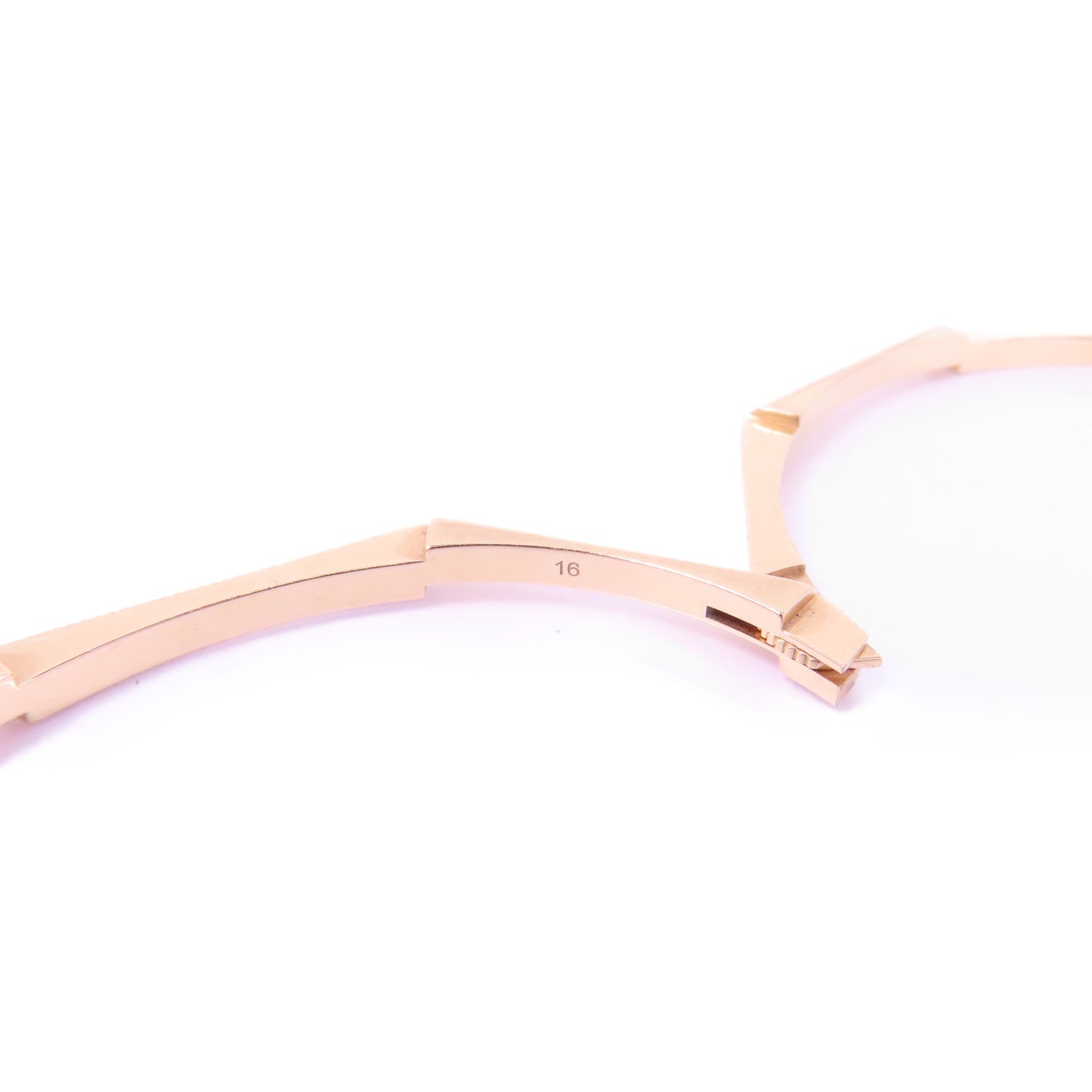 GUCCI 18K玫瑰金Link To Love Bangle手鐲