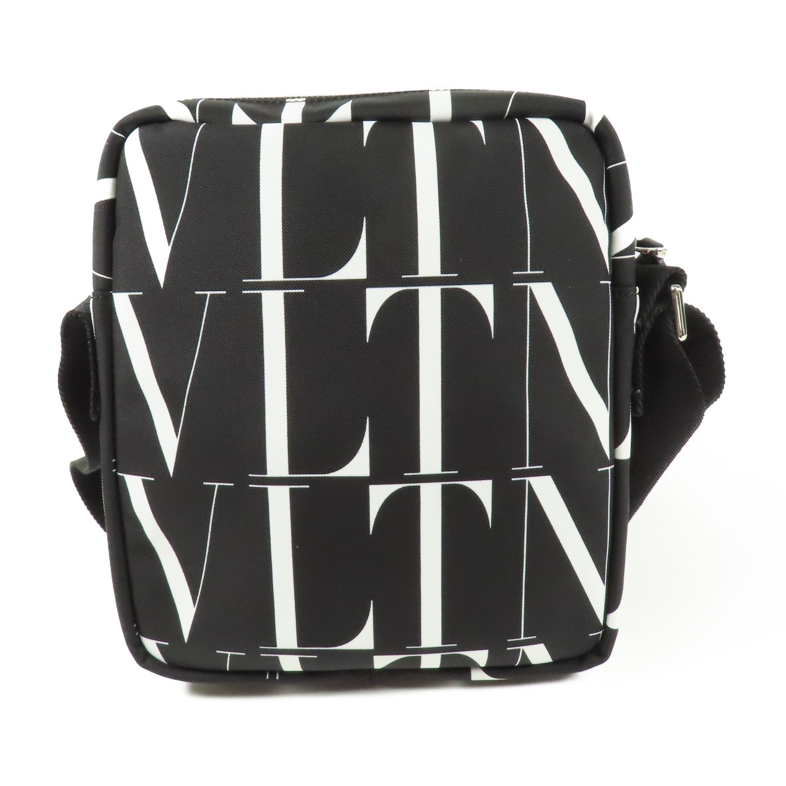 Valentino 帆布Cross Body銀扣肩背袋