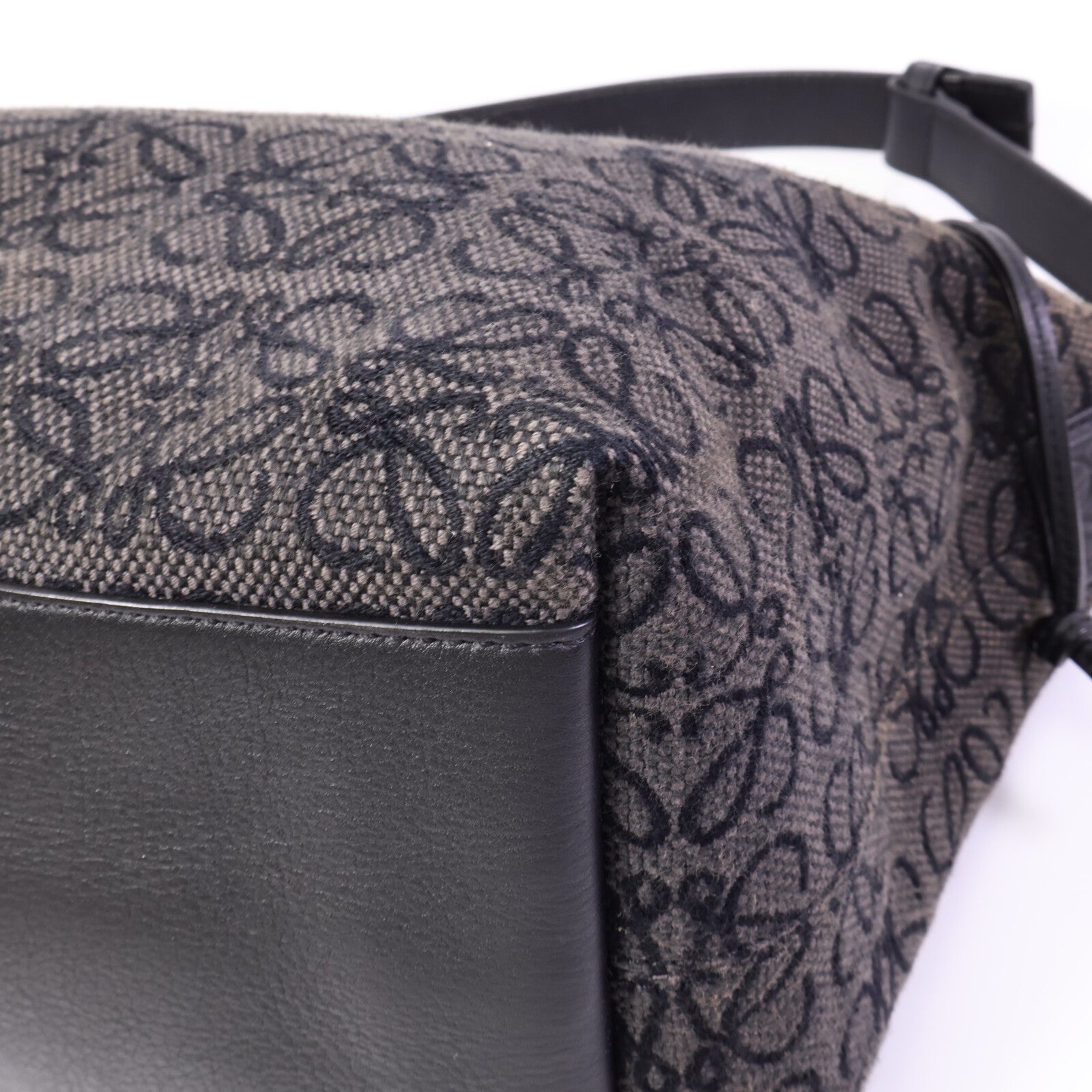 LOEWE 帆布Cubi Anagram肩背袋