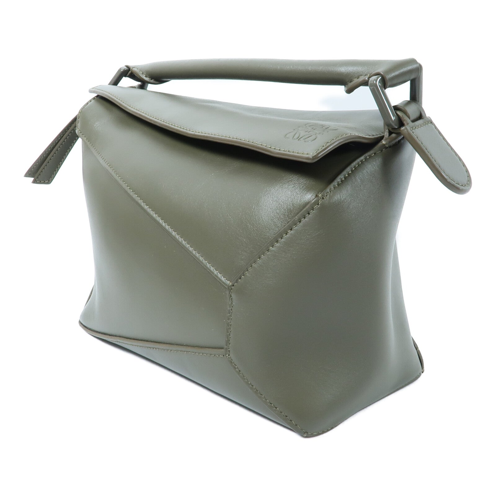 LOEWE 牛皮皮革Edge Puzzle Small手挽肩背兩用袋