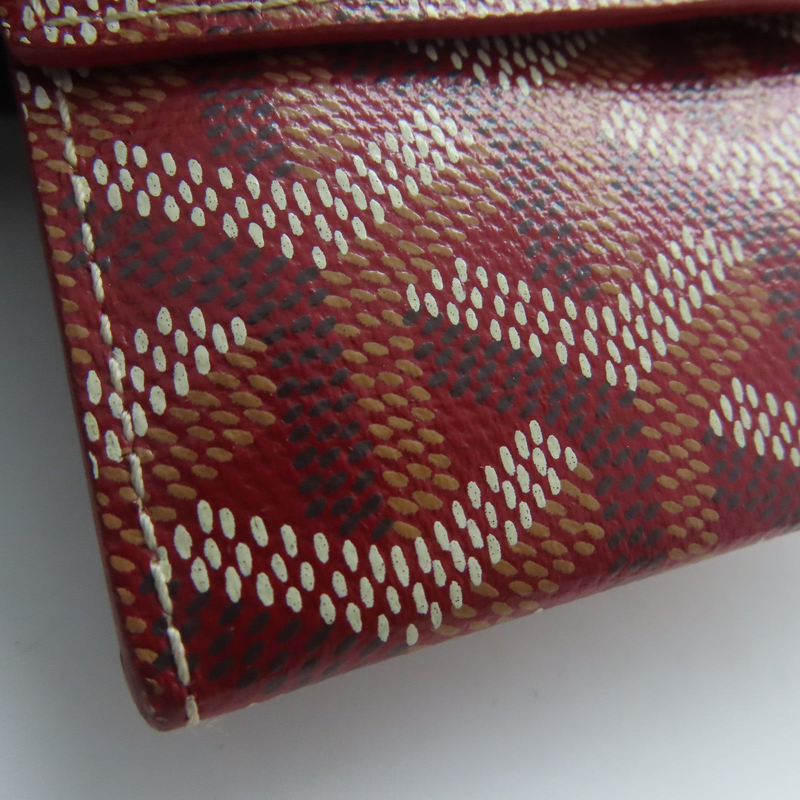 GOYARD 塗層帆布Card Case卡片包紅色
