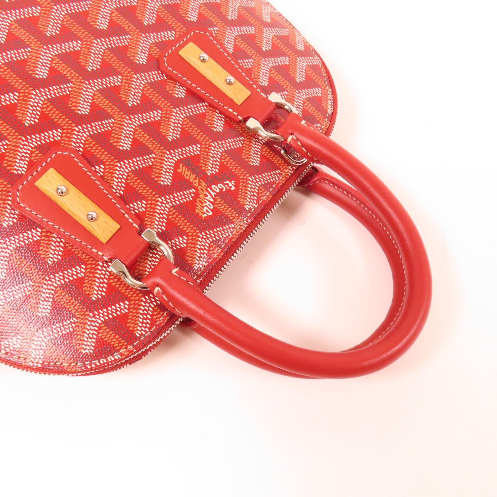 GOYARD 塗層帆布Vendome Mini銀扣手挽袋