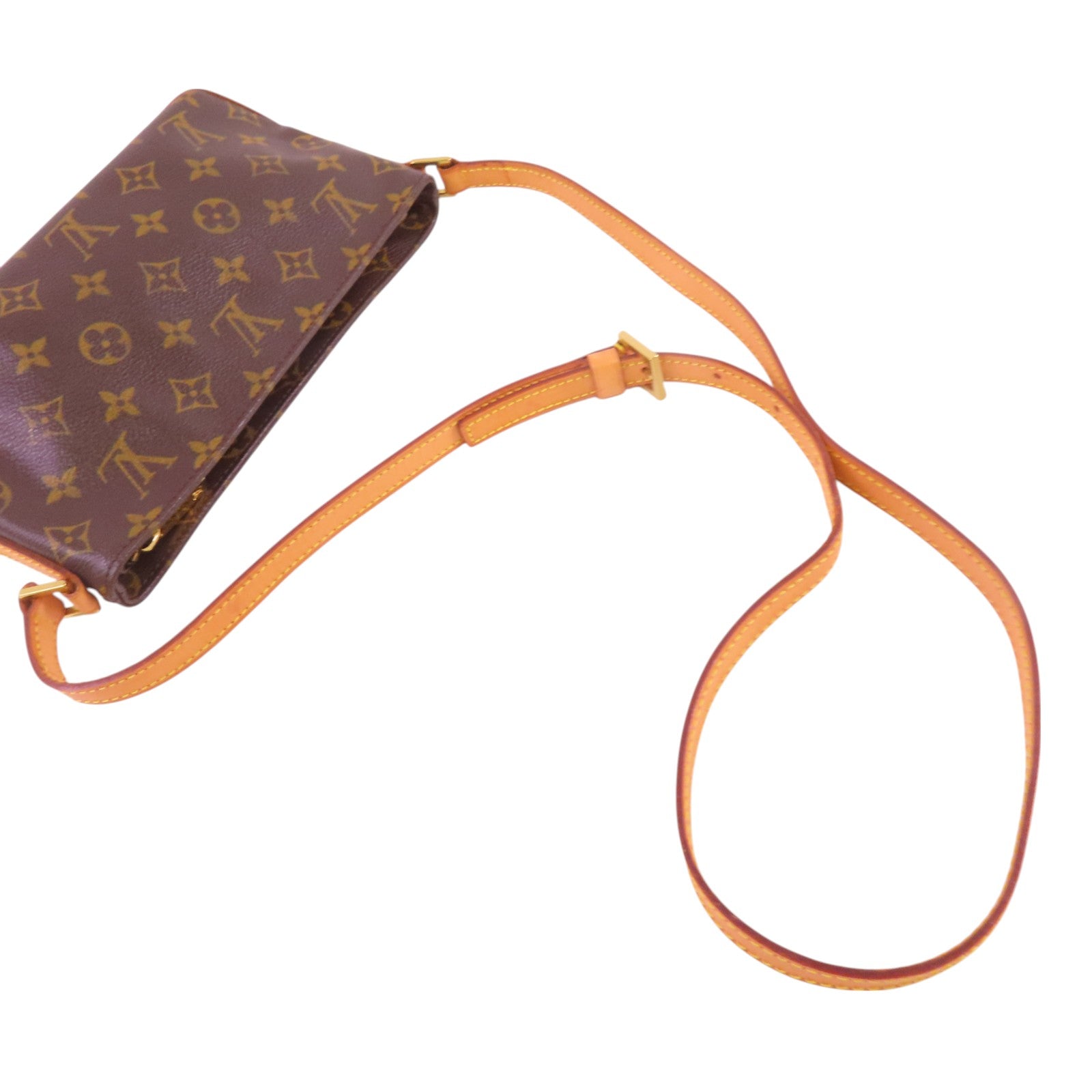 LOUIS VUITTON Monogram Trotteur金扣肩背袋