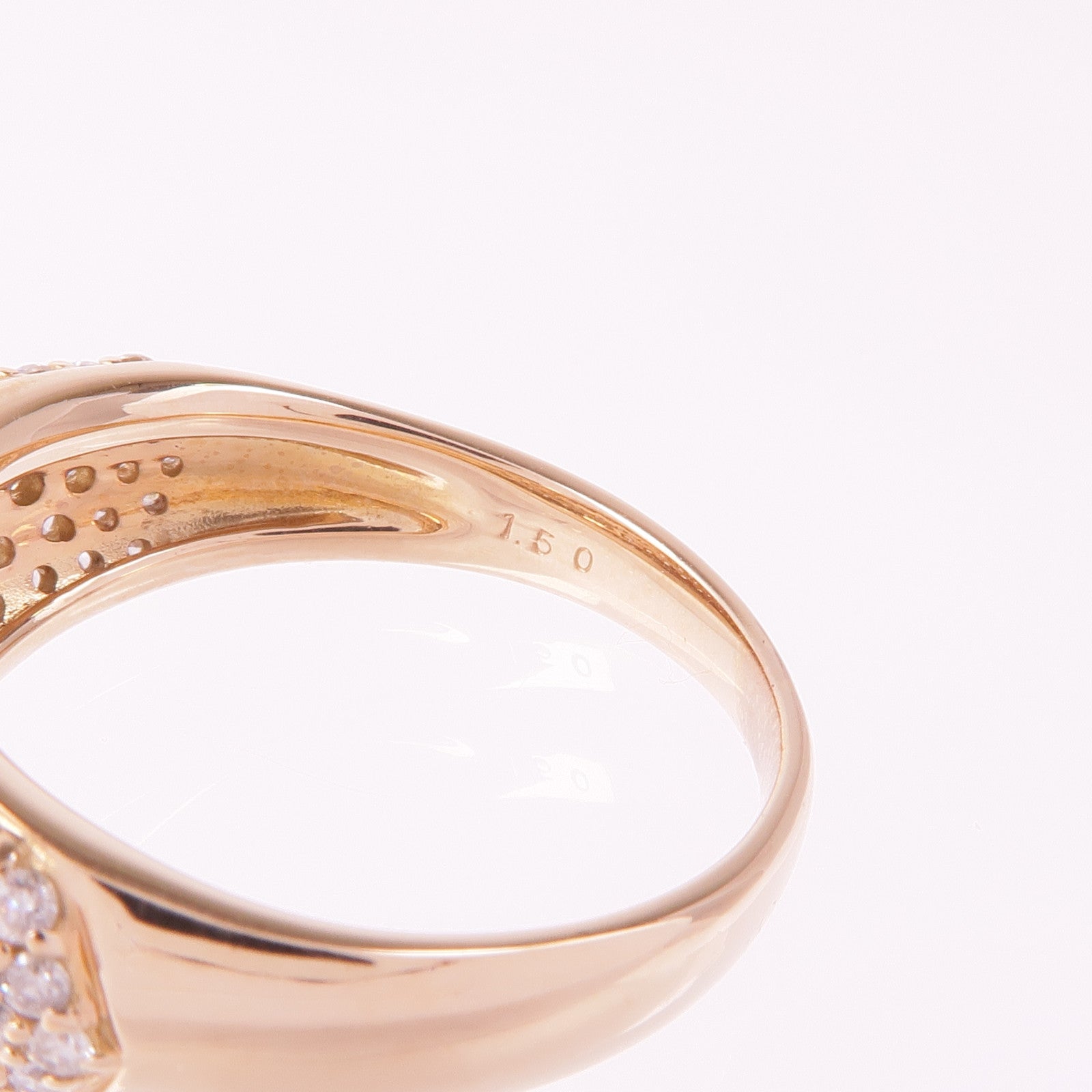 JEWELRY 18K玫瑰金Diamond Ring鑽石戒指US#7