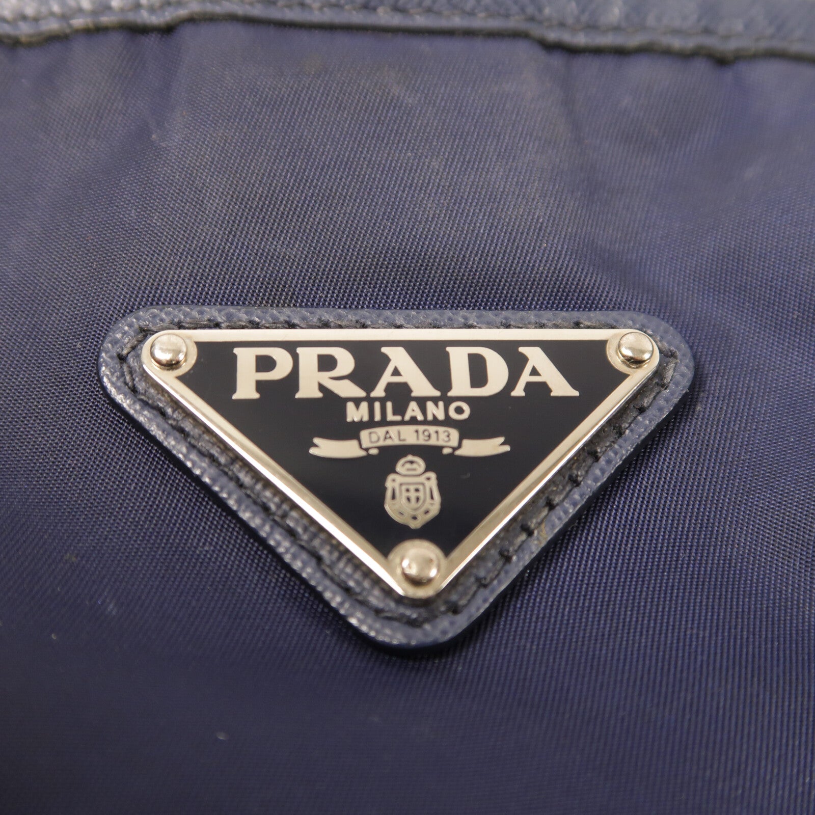 PRADA 尼龍Shoulder Bag銀扣手挽肩背兩用袋