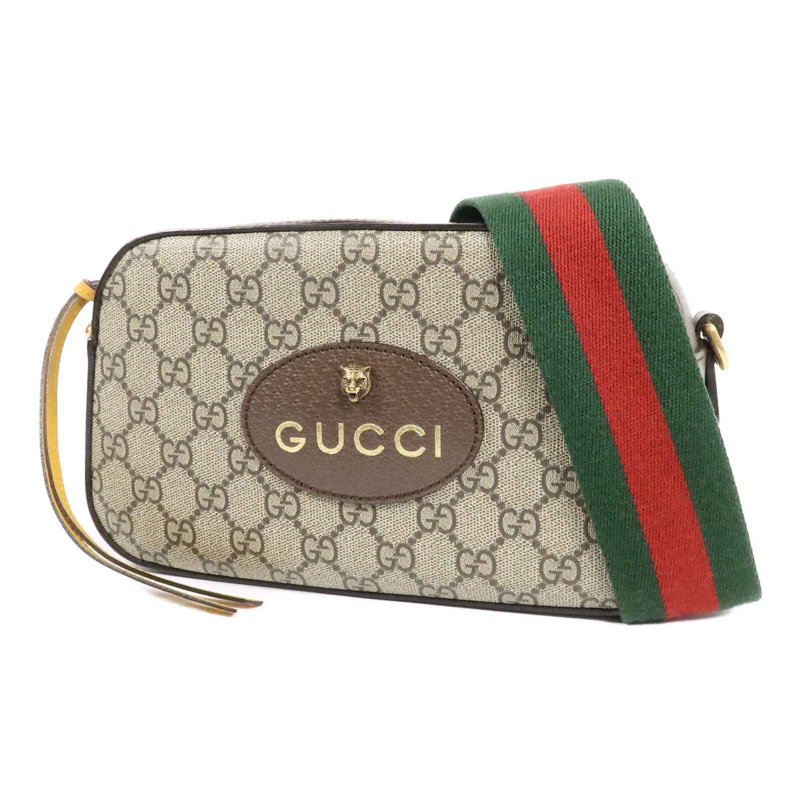 GUCCI 塗層帆布Neo Vintage GG Supreme肩背袋