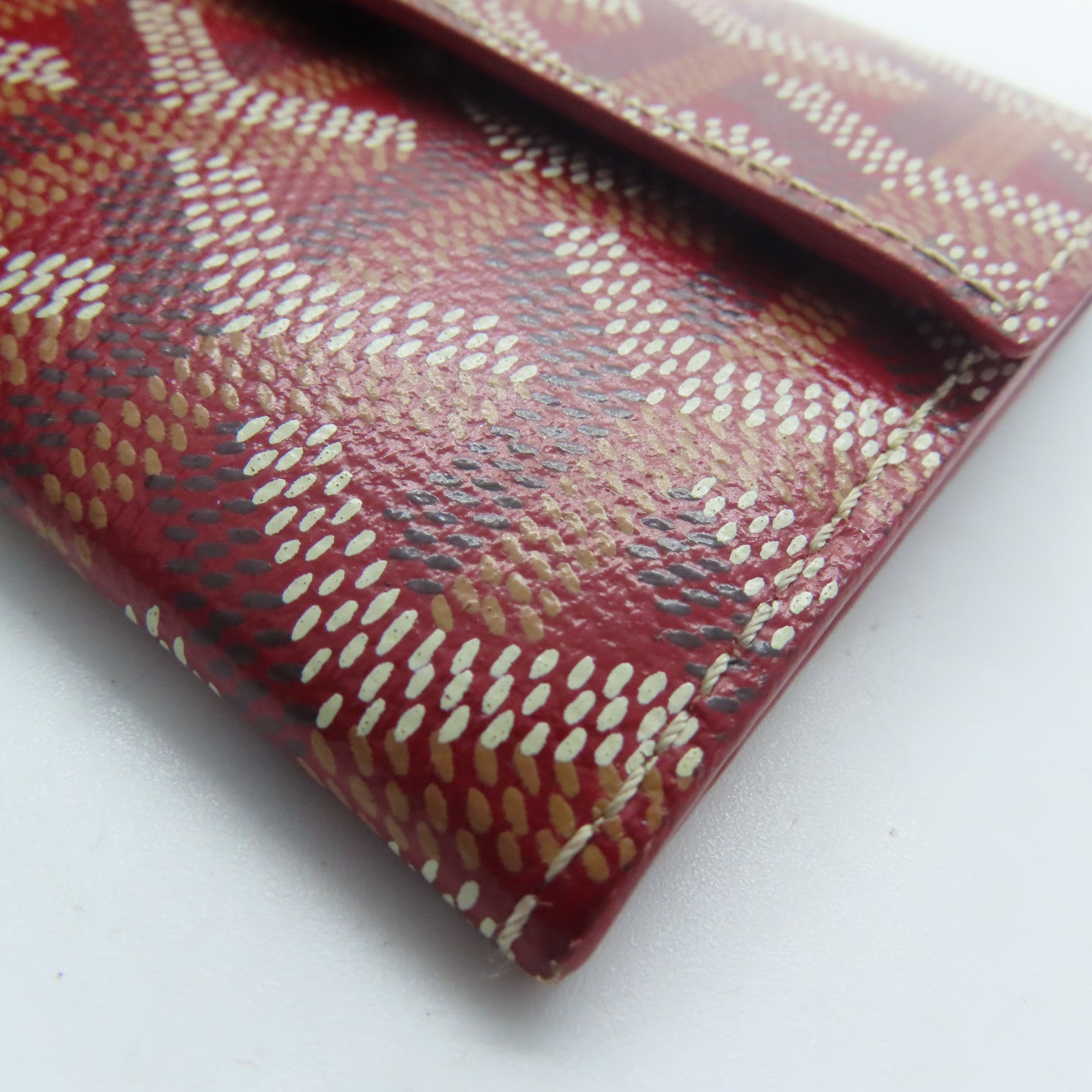 GOYARD 塗層帆布Card Case卡片包紅色