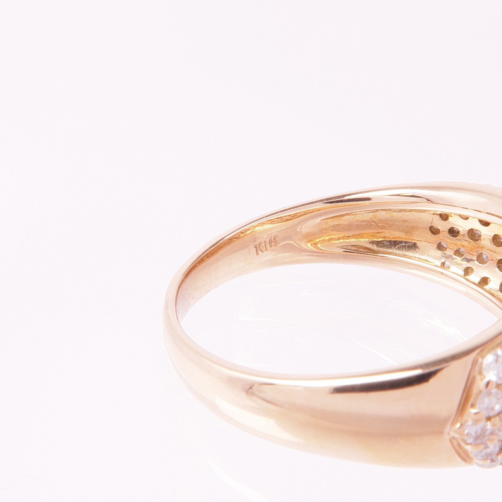 JEWELRY 18K玫瑰金Diamond Ring鑽石戒指US#7