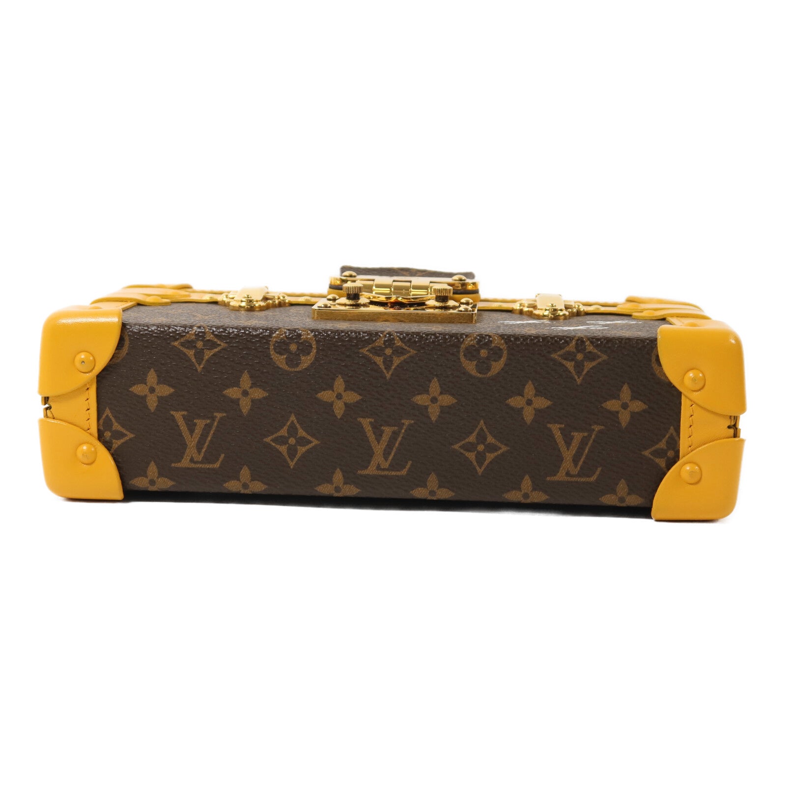 LOUIS VUITTON Monogram Petite Malle金扣肩背袋