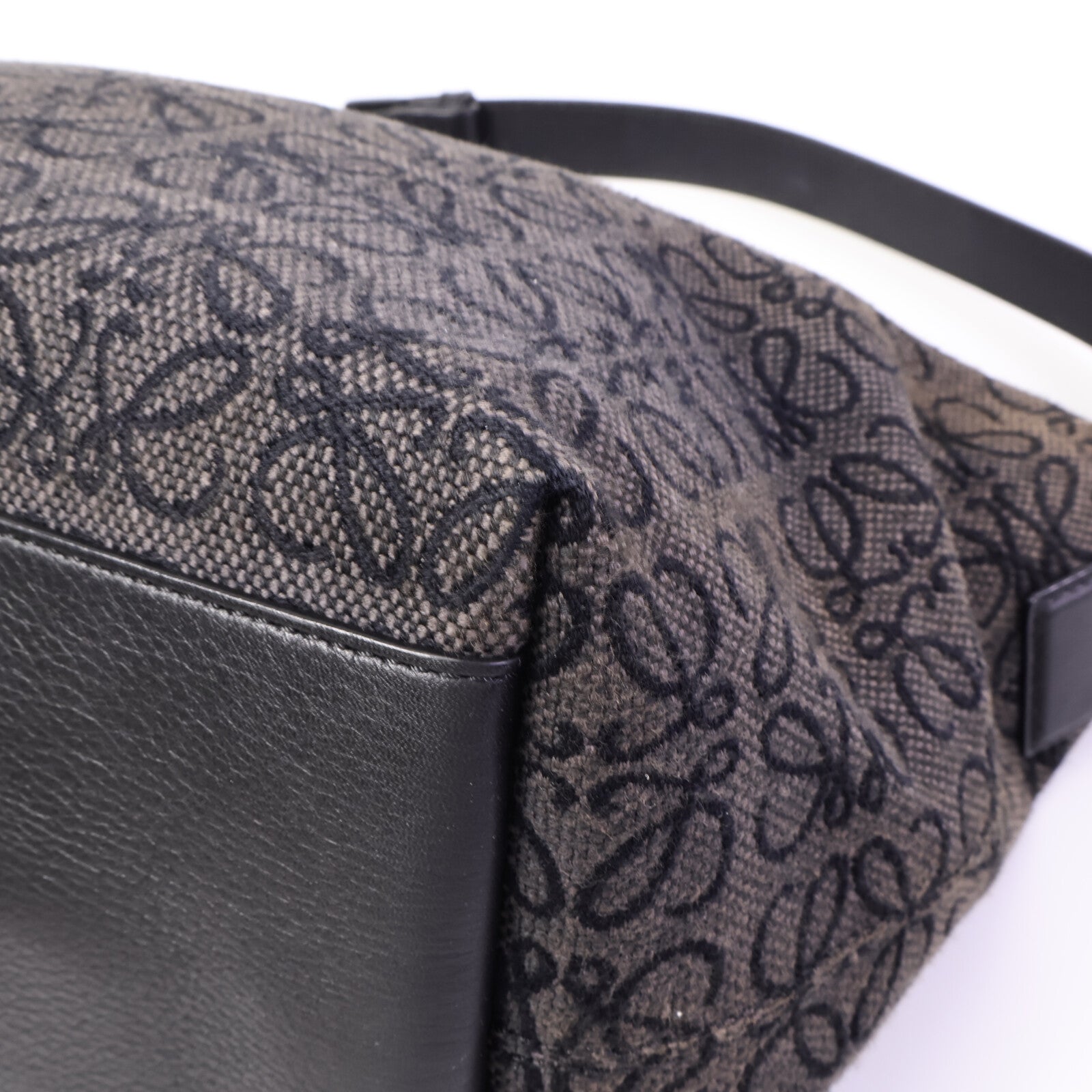 LOEWE 帆布Cubi Anagram肩背袋