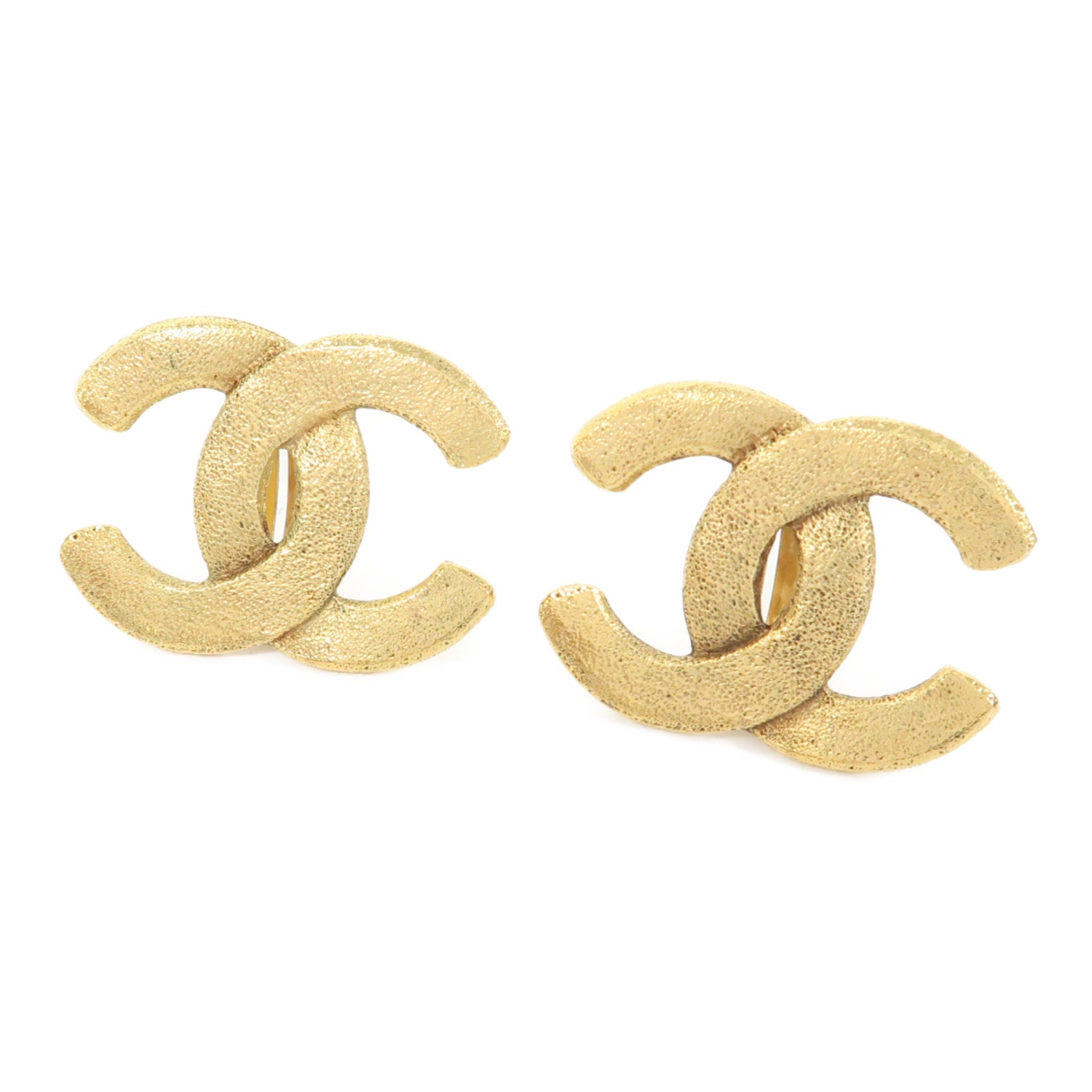 CHANEL 金屬Vintage Earrings耳環金色