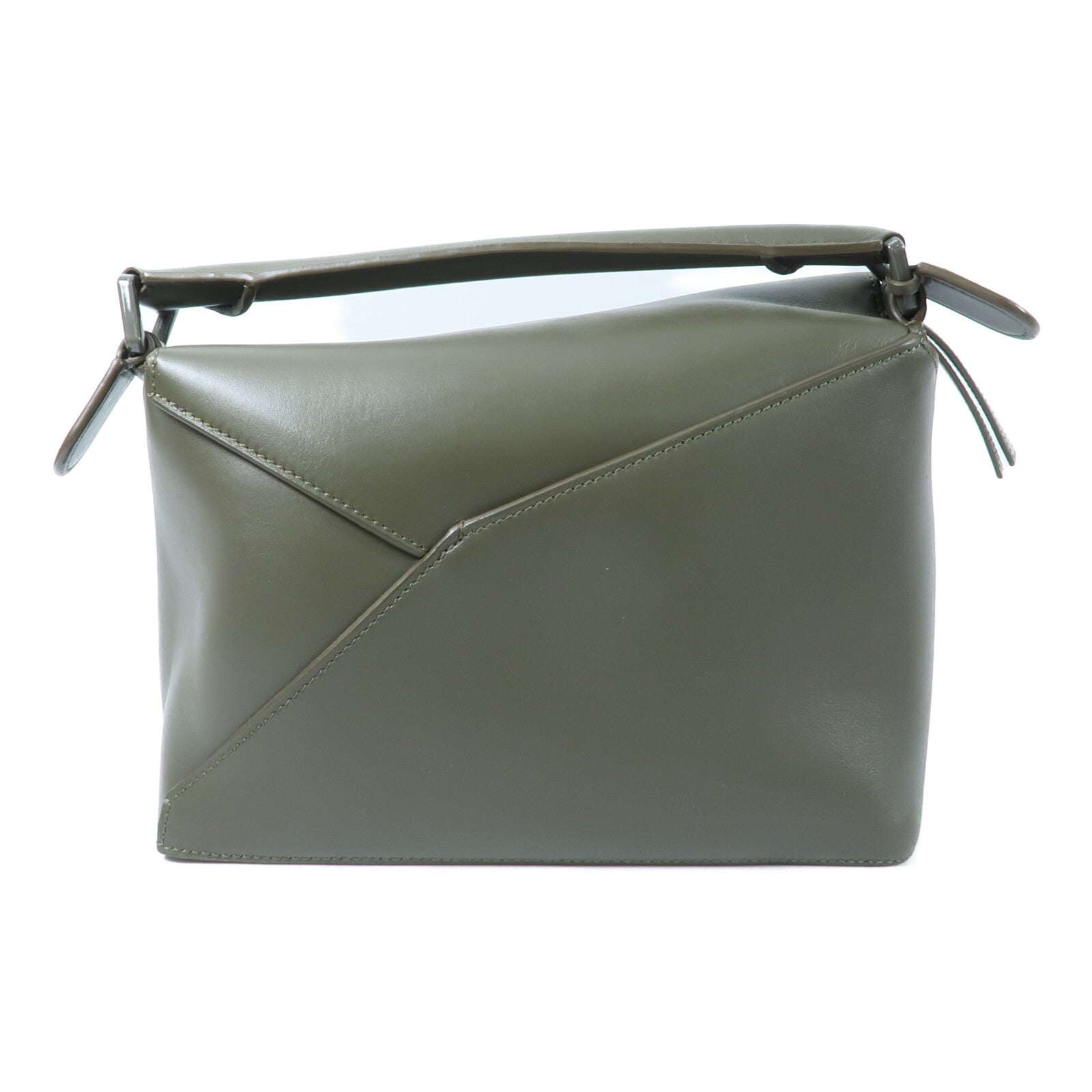 LOEWE 牛皮皮革Edge Puzzle Small手挽肩背兩用袋