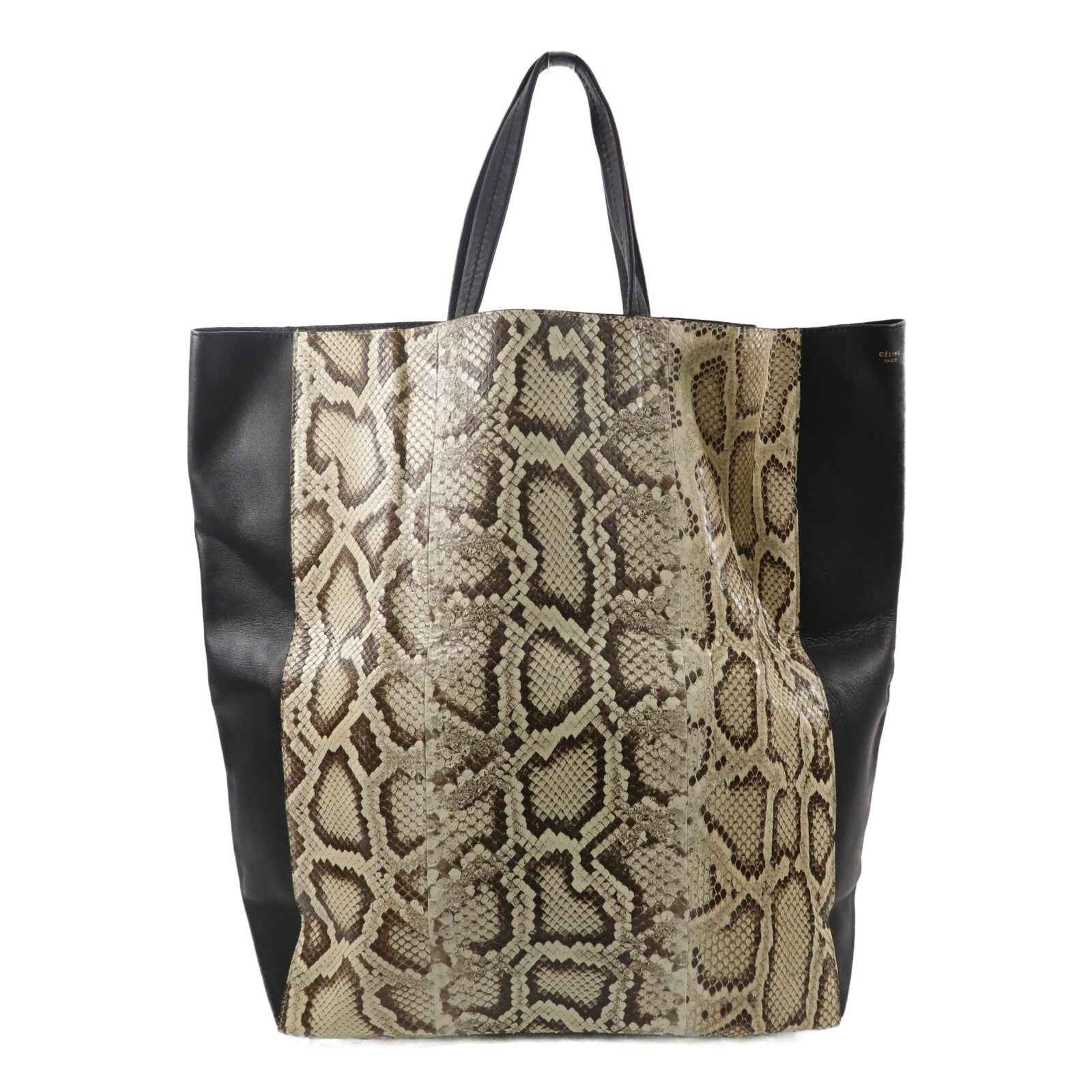 CELINE 蛇皮皮革Vertical Cabas Tote手挽袋