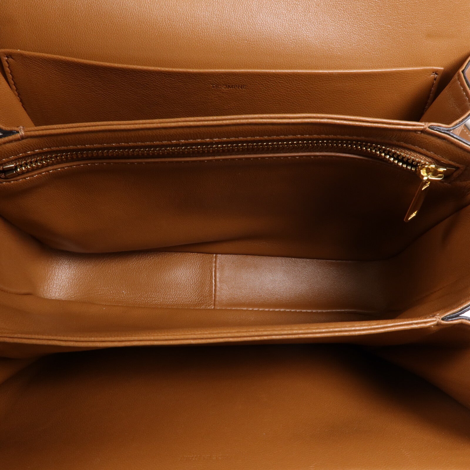 CELINE 塗層帆布Triomphe 22金扣肩背袋