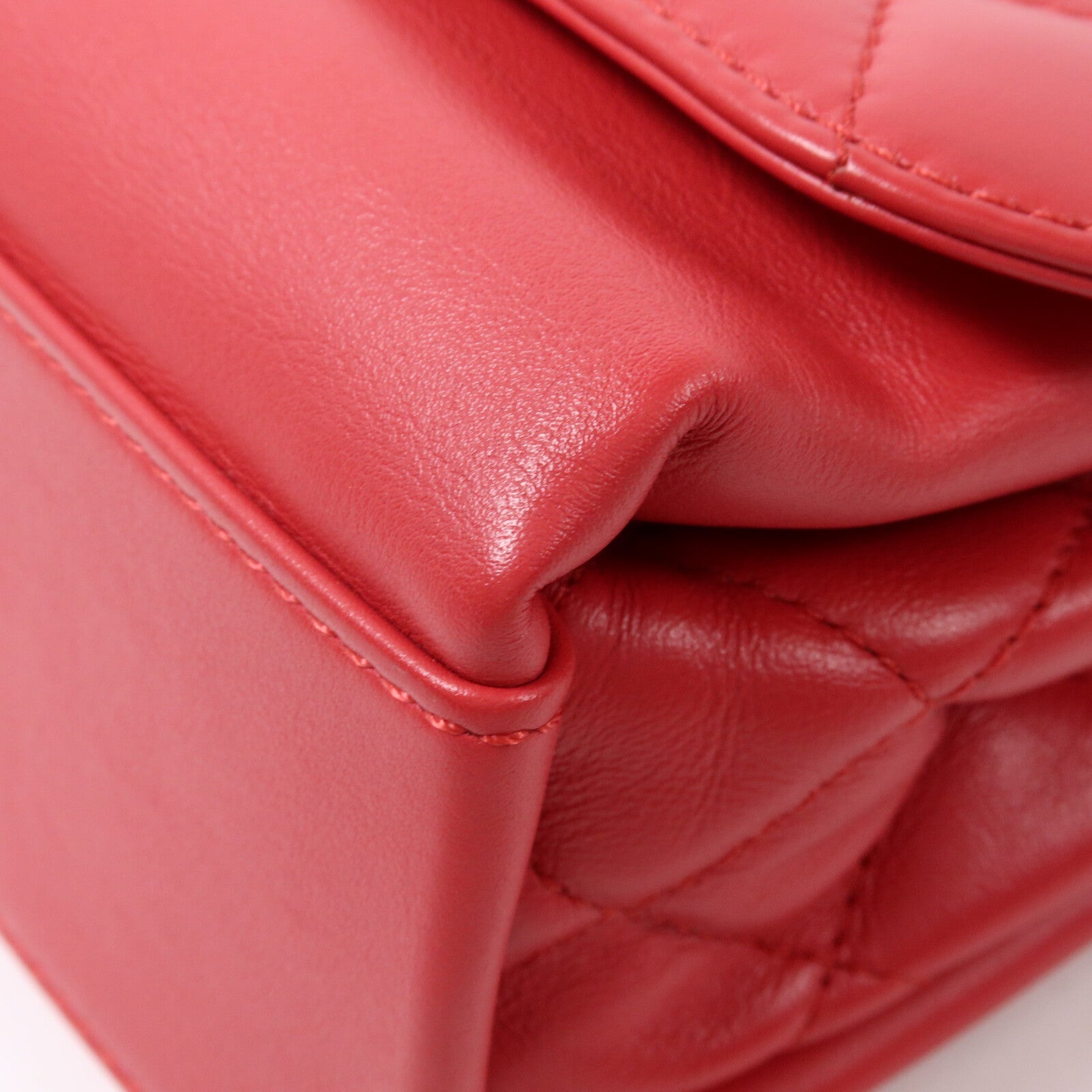CHANEL 牛皮皮革Tramezzo Flap Bag鏈帶肩背袋