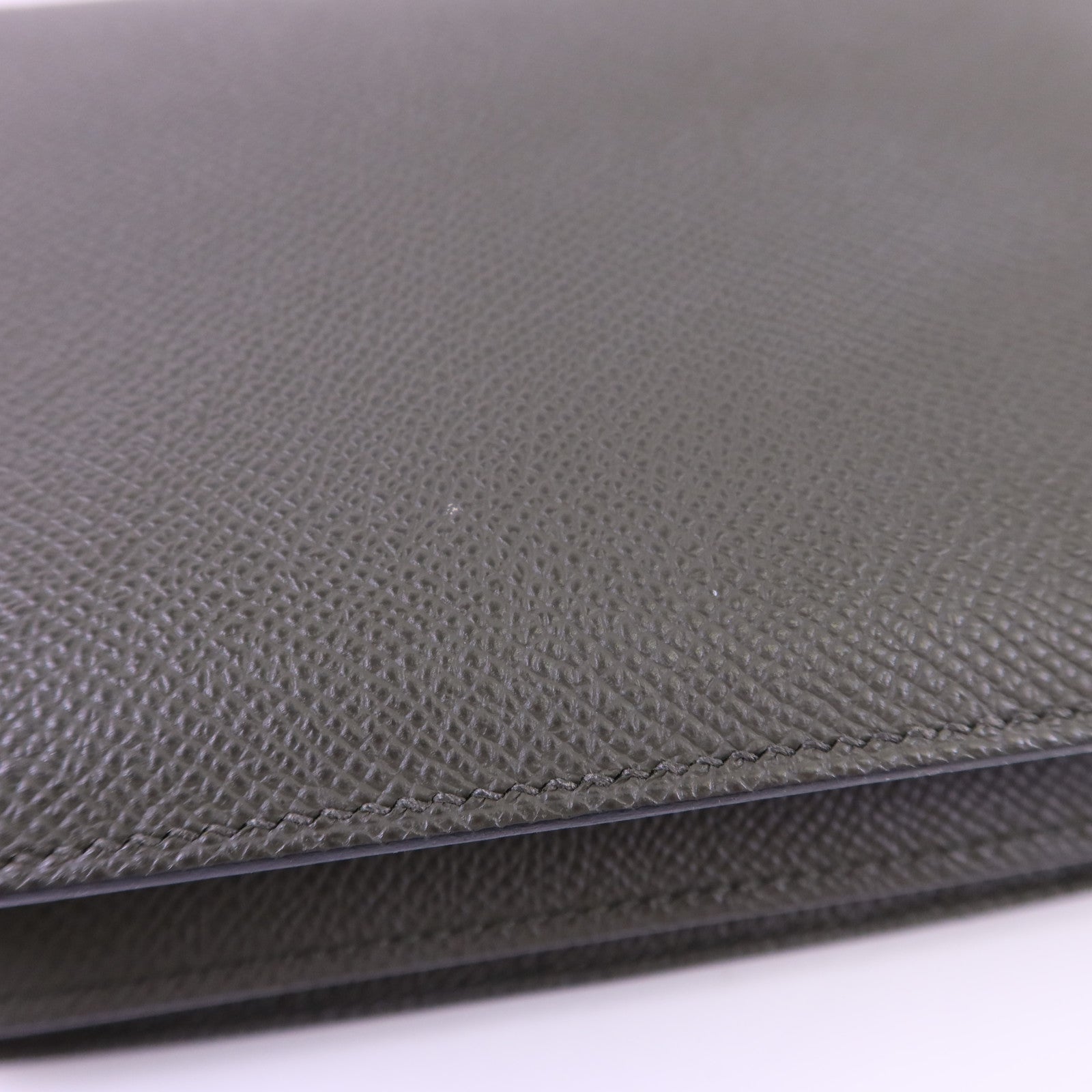 HERMES Veau Epsom皮革Constance Mini金扣肩背袋 Vert de Gris