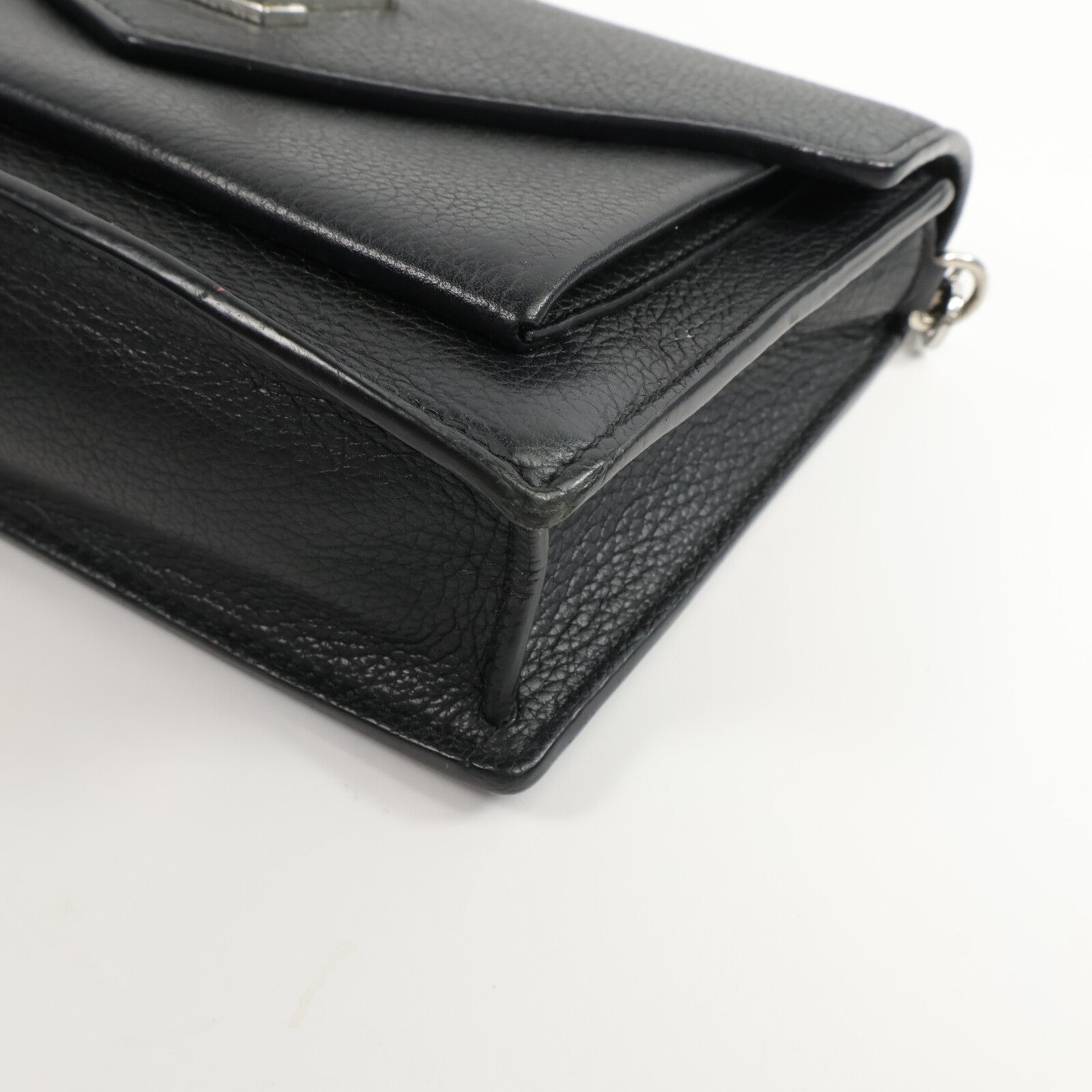 LOUIS VUITTON 牛皮皮革Mylockme銀扣鏈帶肩背袋