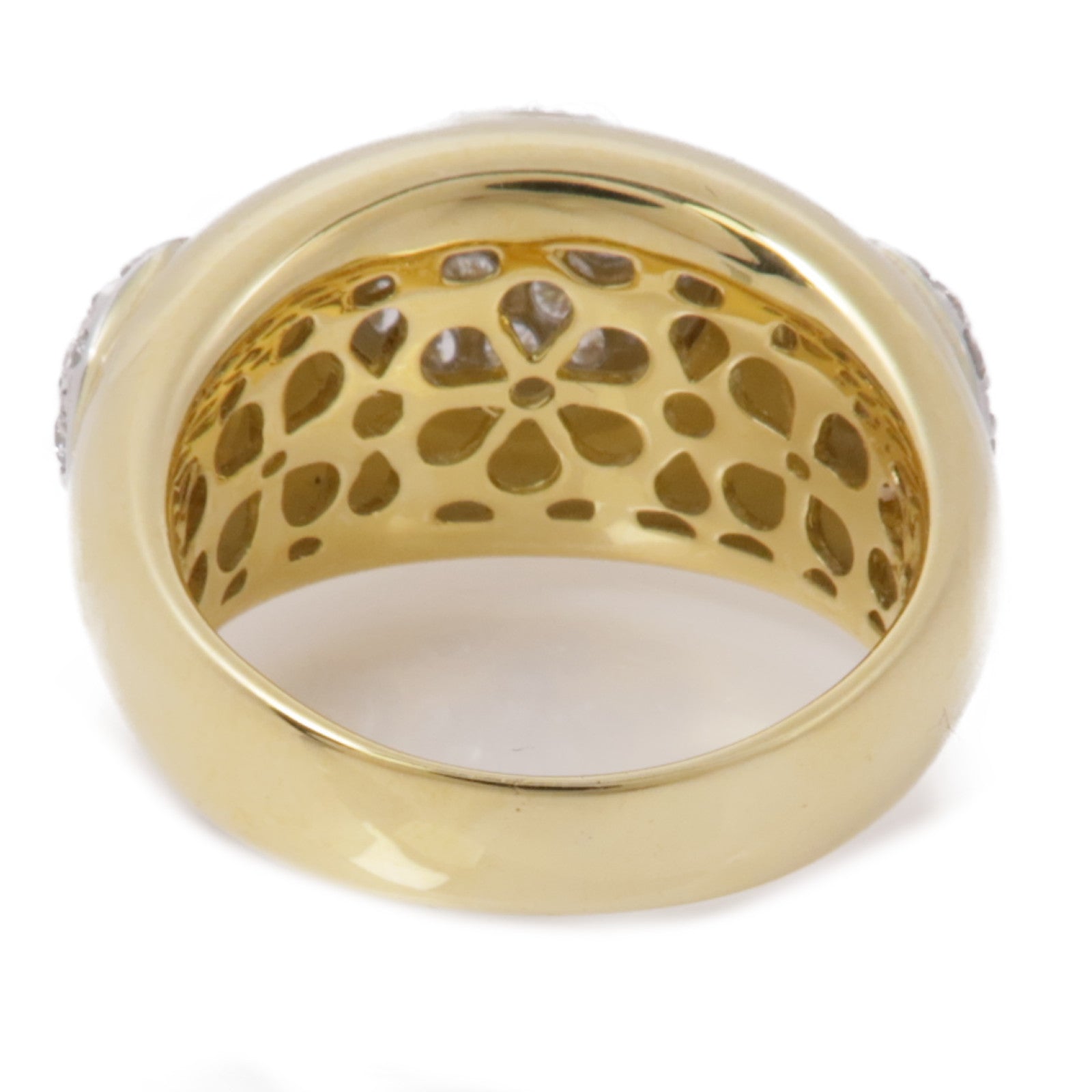 JEWELRY 【激減優惠】18K黃金/PT900鉑金Diamond Ring鑽石戒指US#6.75