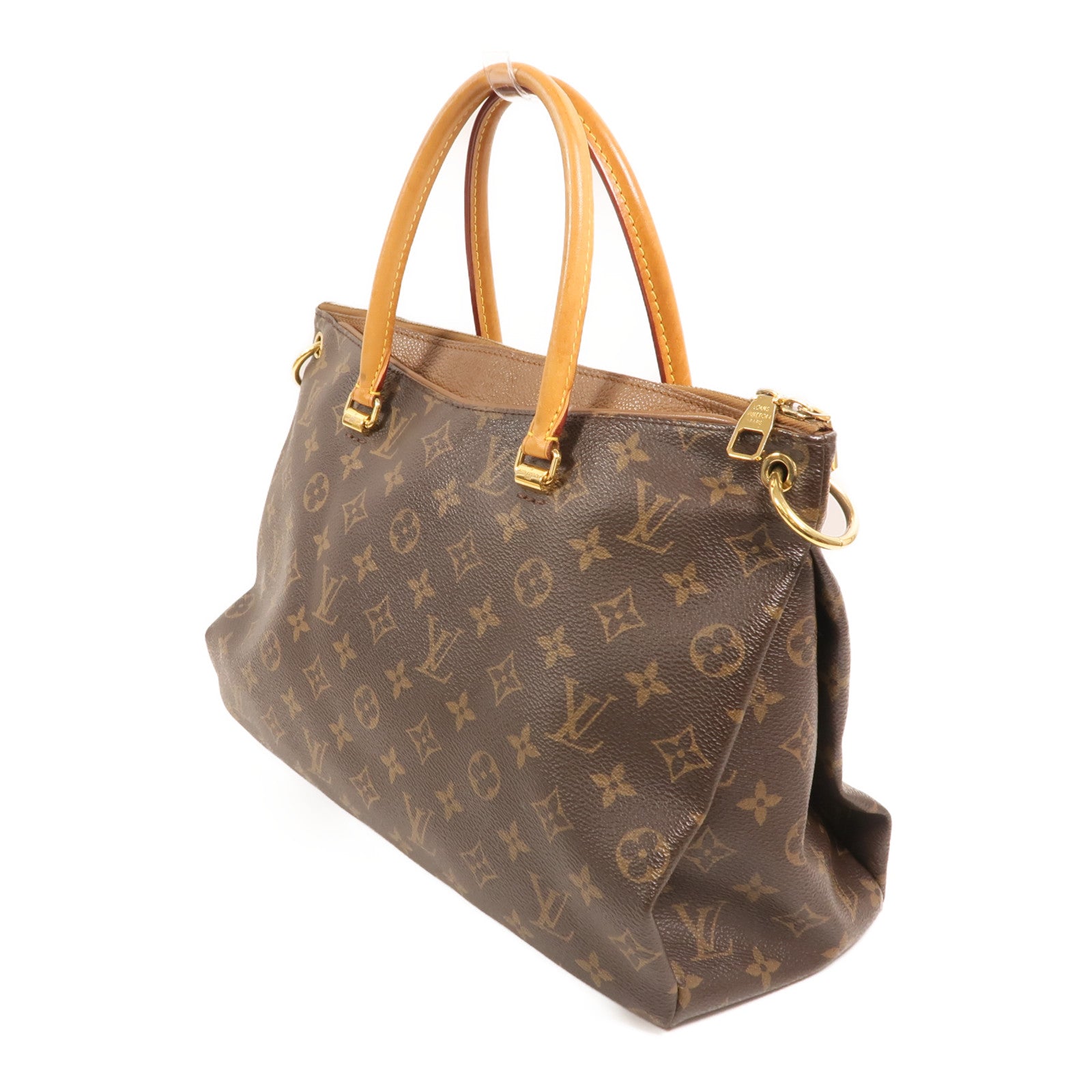 LOUIS VUITTON Monogram Pallas MM金扣手挽肩背兩用袋