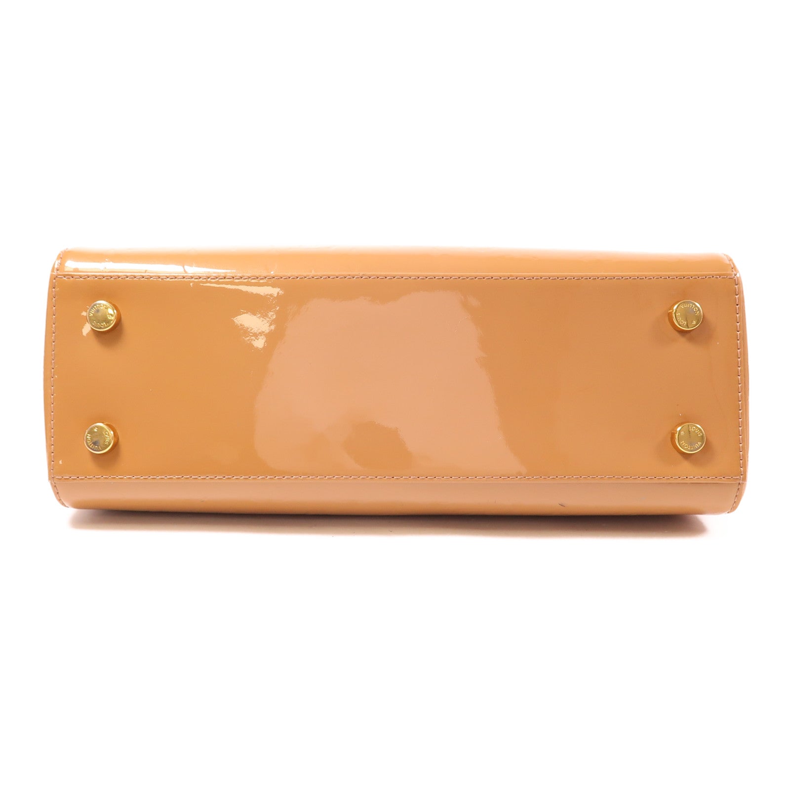 LOUIS VUITTON LV GHW Brea MM 2 Way Shoulder Bag M91588 Monogram Vernis Beige