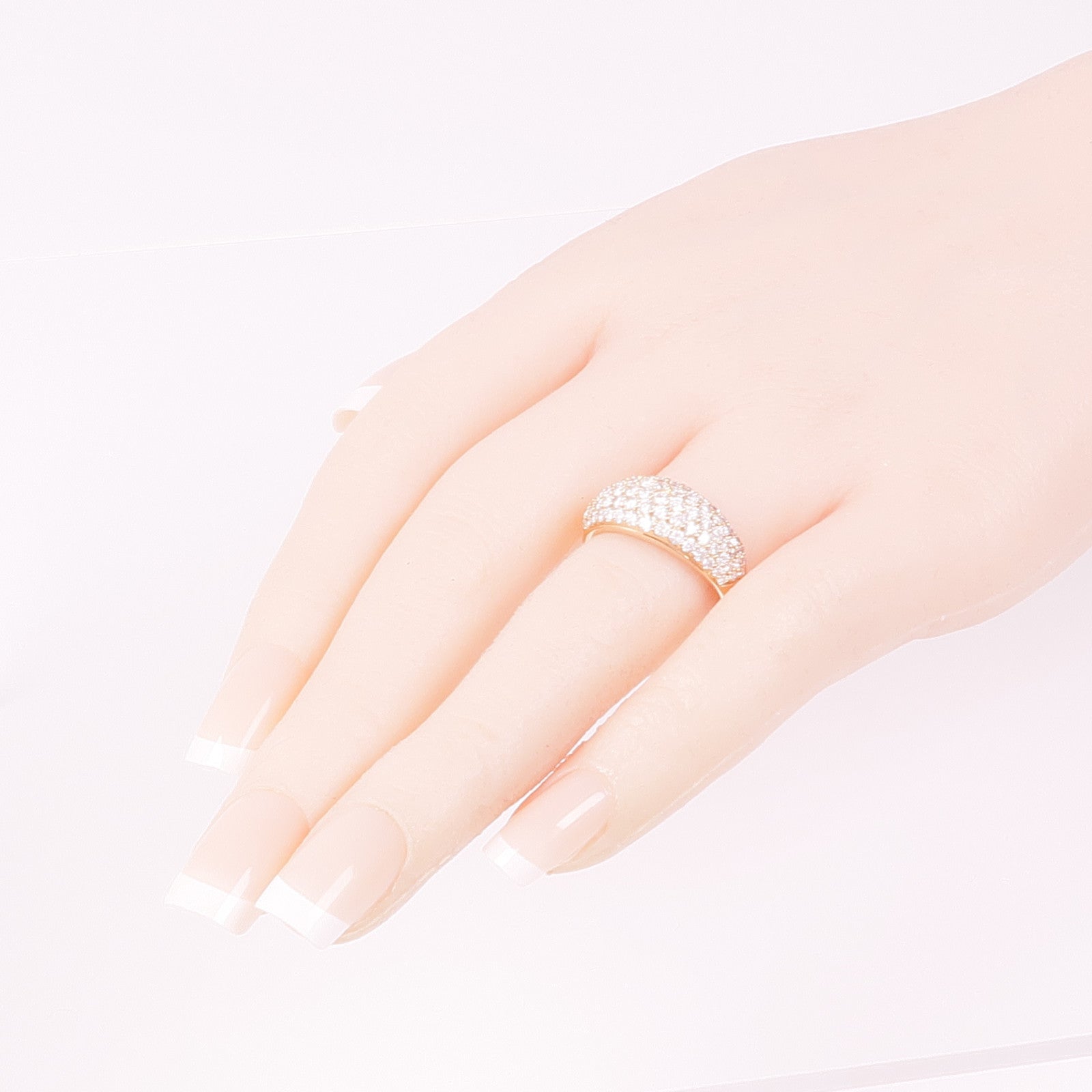 JEWELRY 18K玫瑰金Diamond Ring鑽石戒指US#7