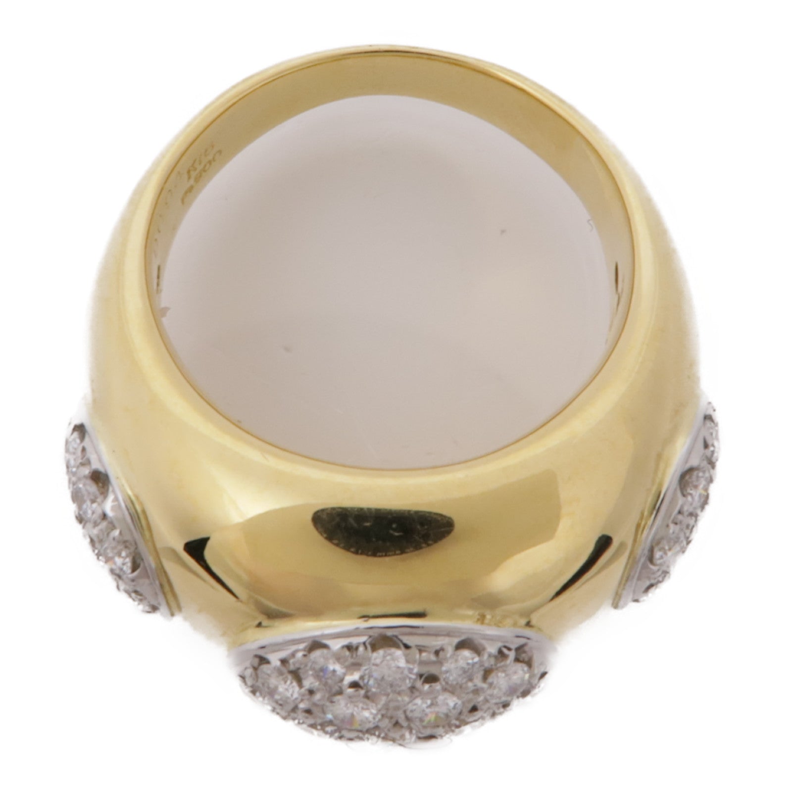 JEWELRY 【激減優惠】18K黃金/PT900鉑金Diamond Ring鑽石戒指US#6.75