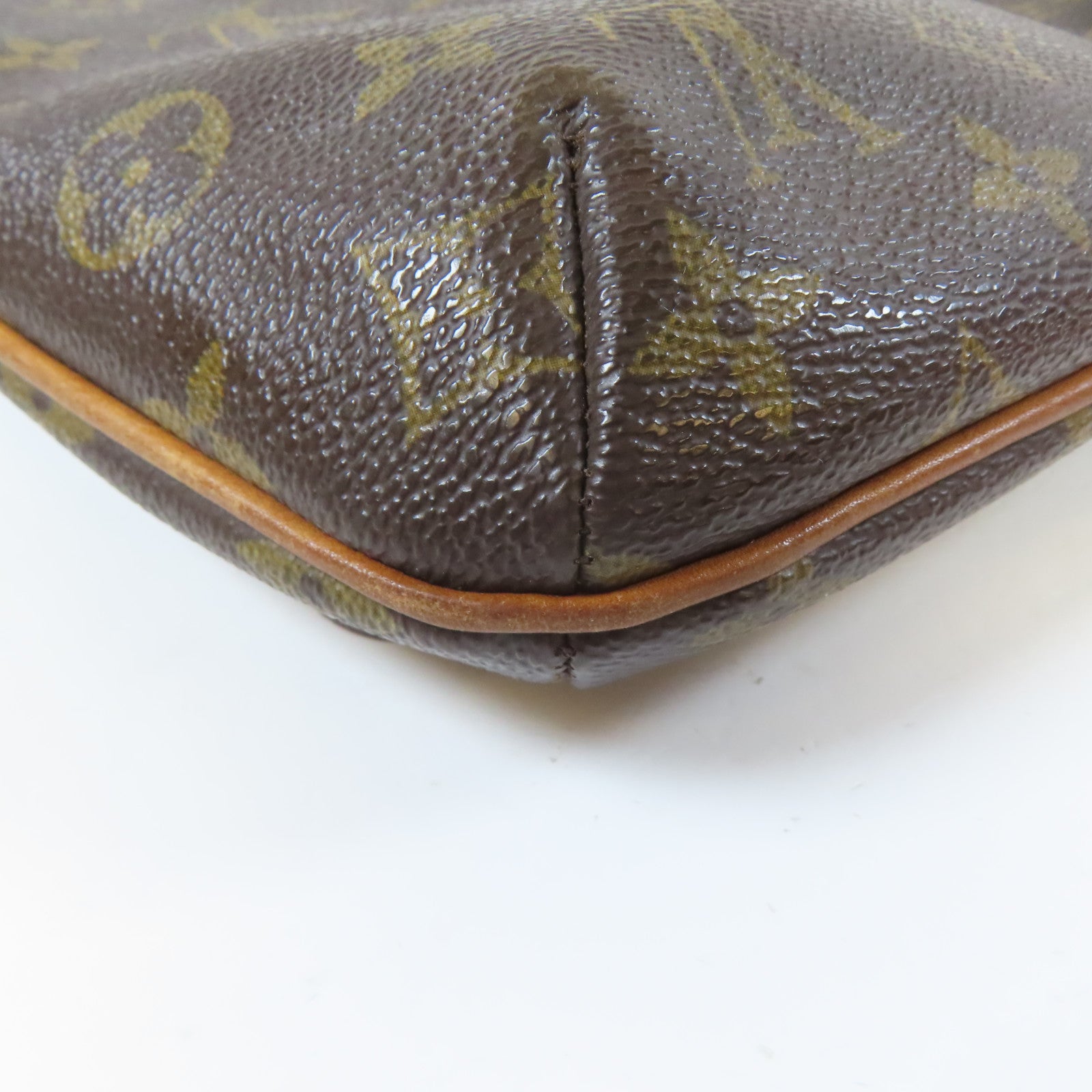 LOUIS VUITTON Monogram Musette Tango金扣肩背袋啡色