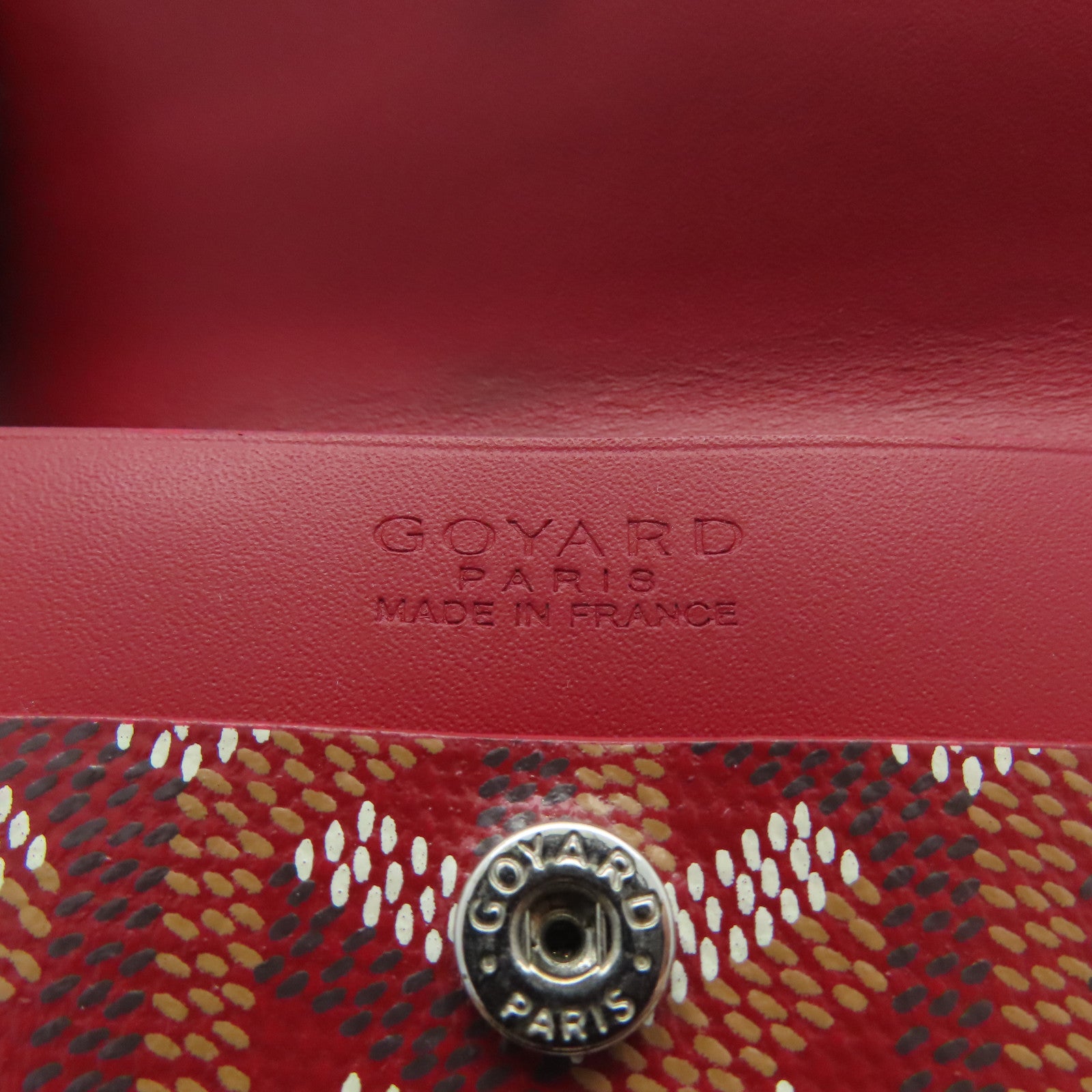 GOYARD 塗層帆布Card Case卡片包紅色