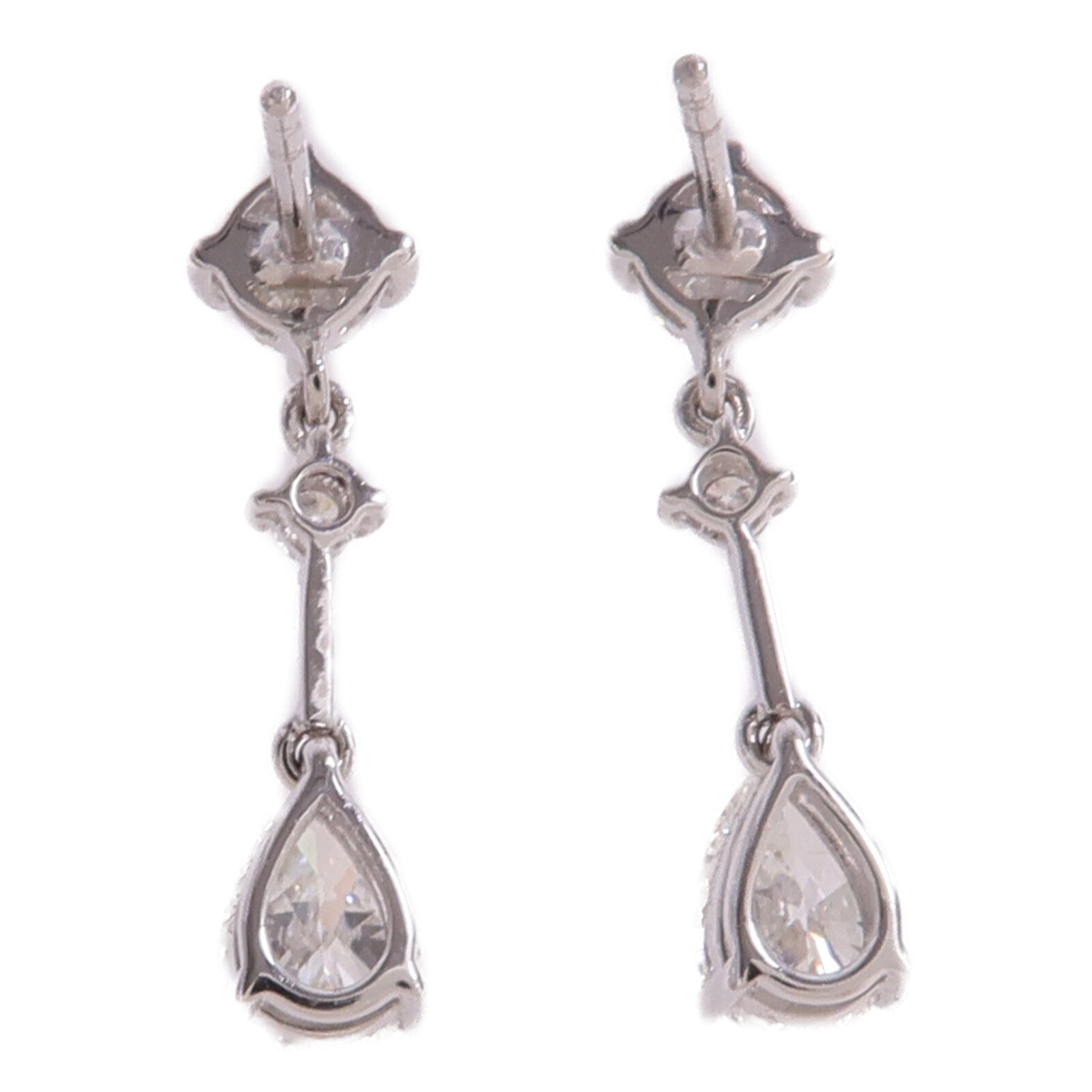 JEWELRY 【激減優惠】18K白金Diamond Earrings鑽石耳環