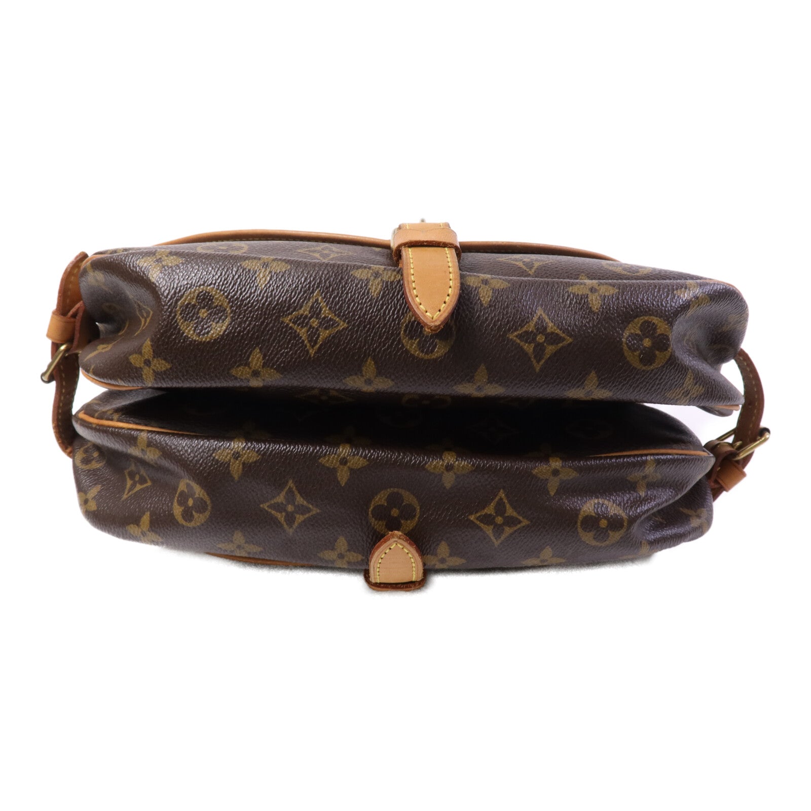 LOUIS VUITTON Monogram Saumur 30金扣肩背袋