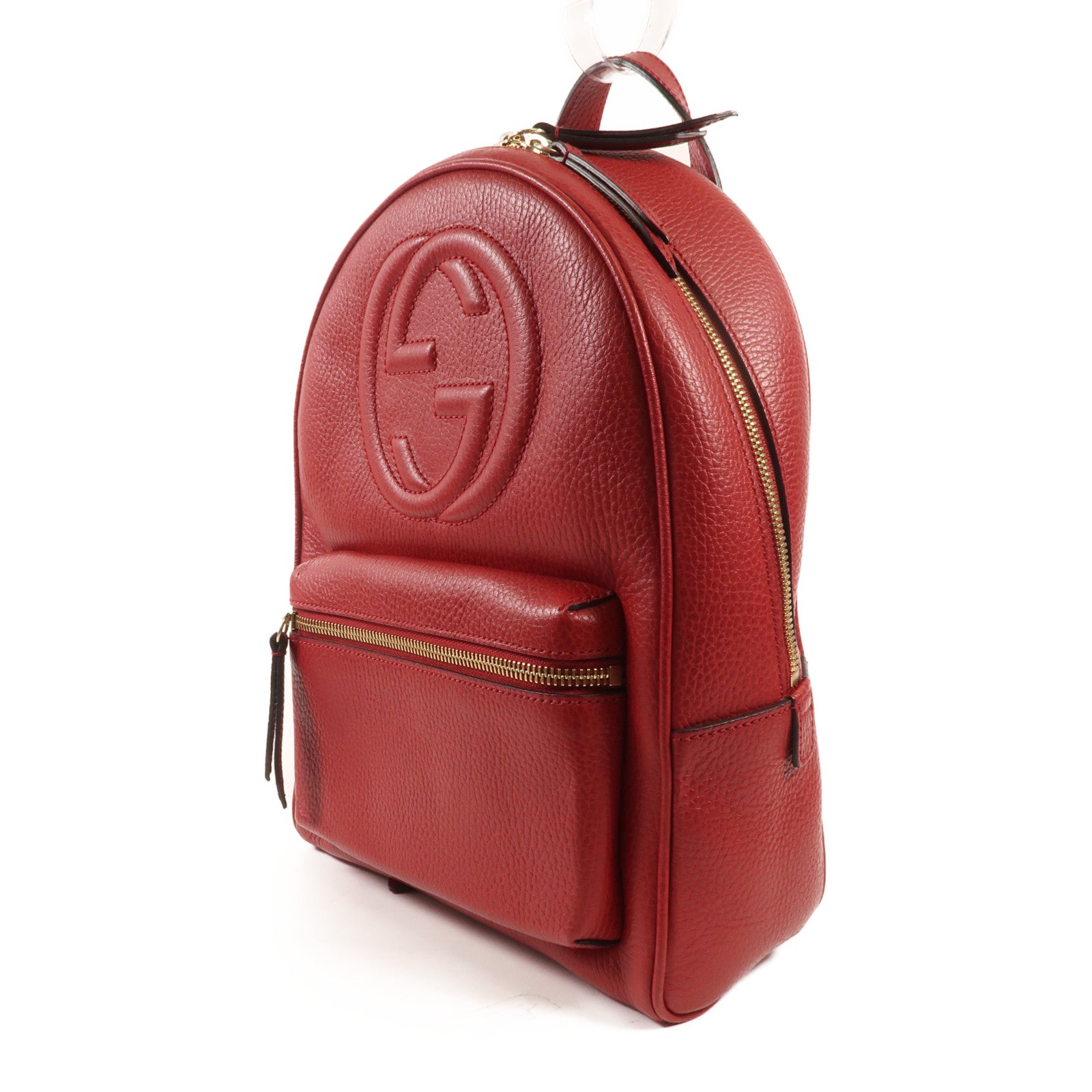 GUCCI 【激減優惠】牛皮皮革Backpack金扣背包