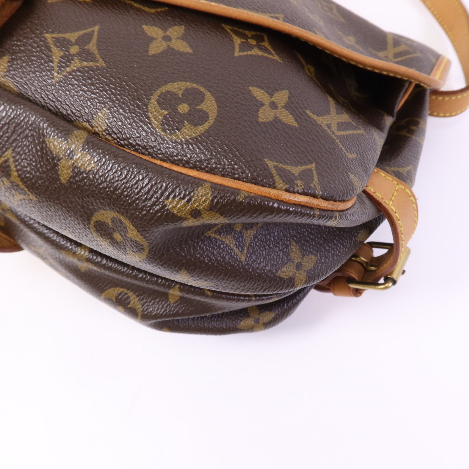 LOUIS VUITTON Monogram Saumur 30金扣肩背袋