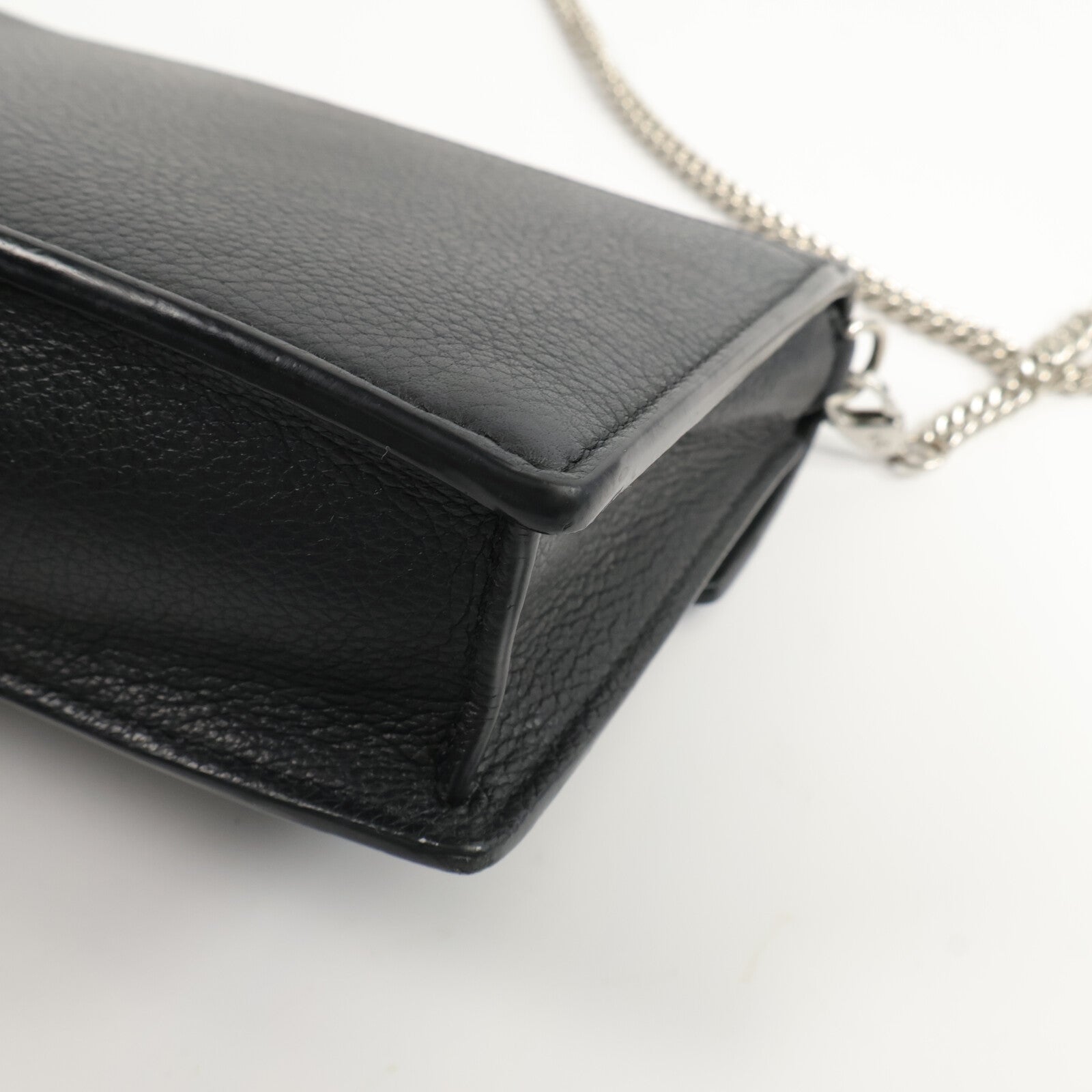 LOUIS VUITTON 牛皮皮革Mylockme銀扣鏈帶肩背袋