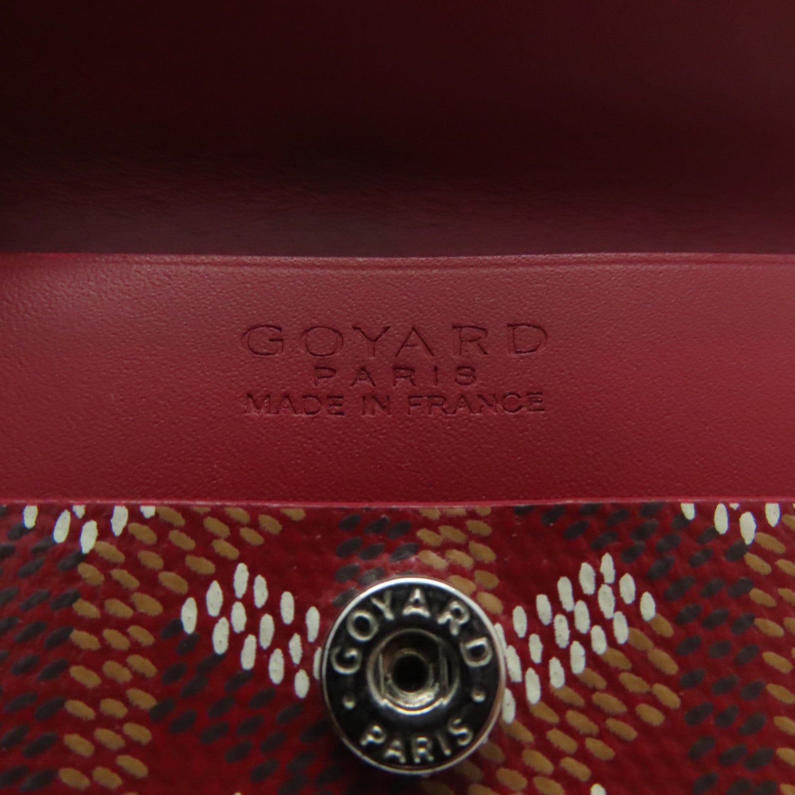 GOYARD 塗層帆布Card Case卡片包紅色